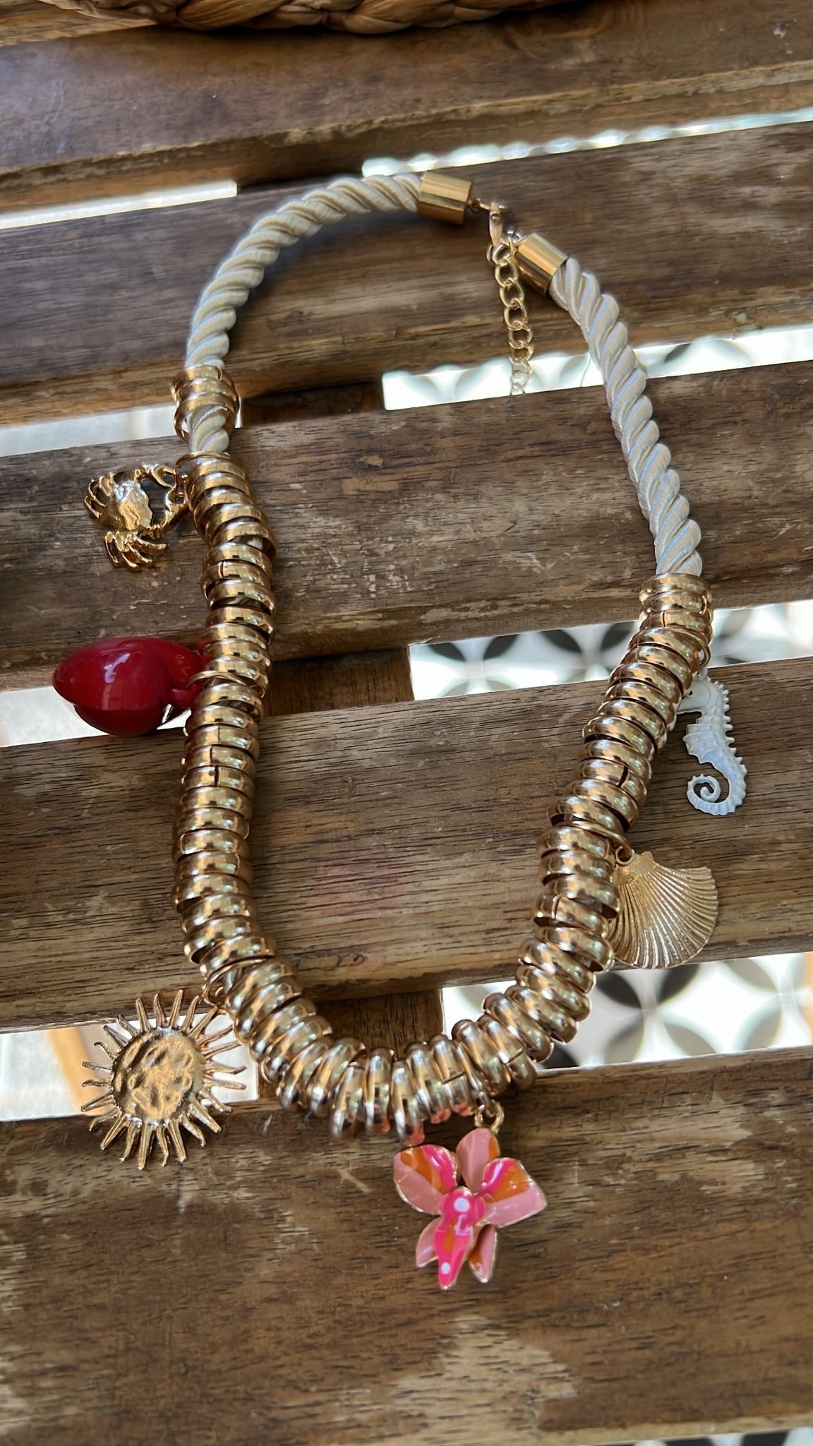 Örgü Charm Kolye
