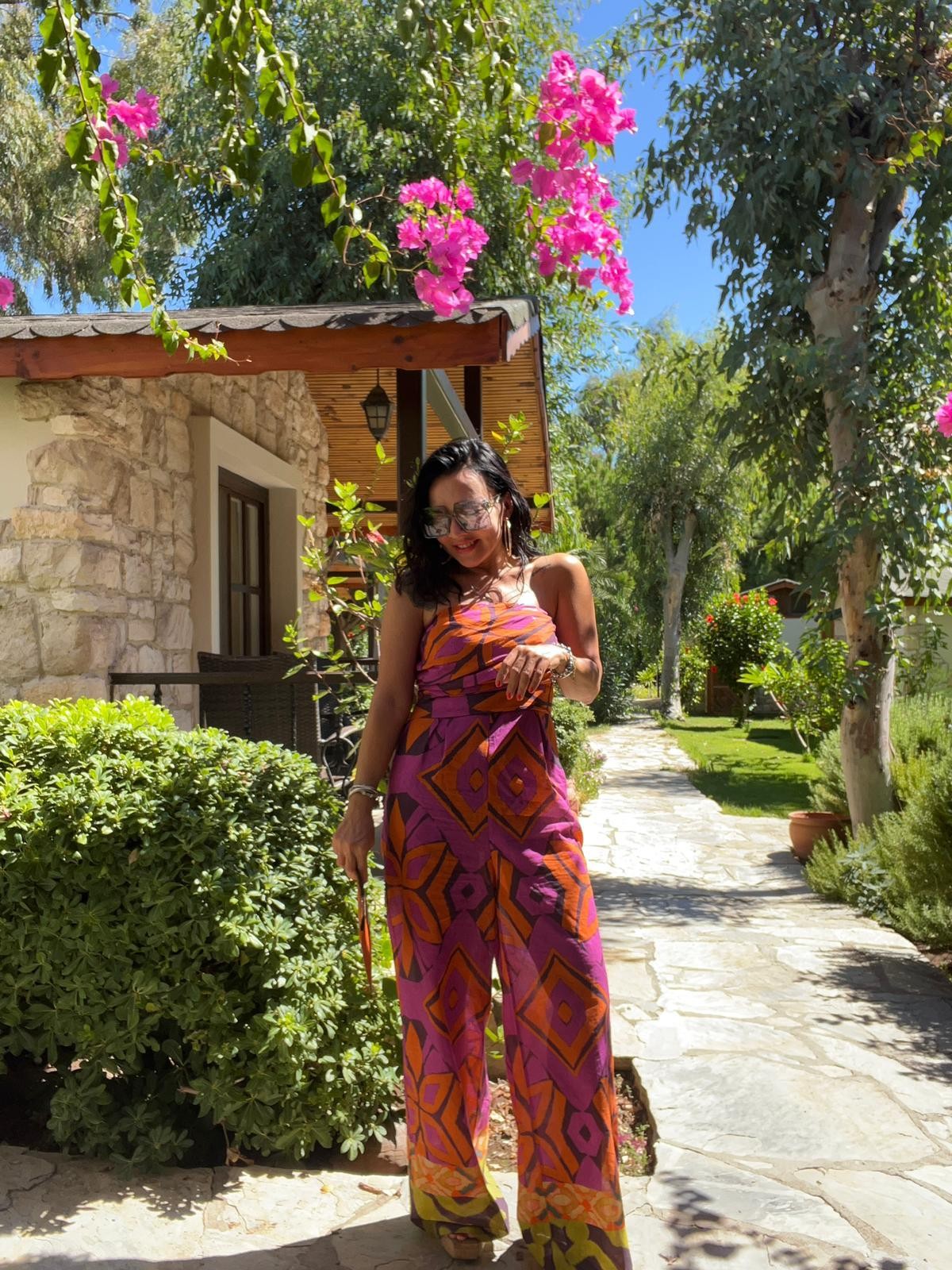 Desenli Drape Tulum