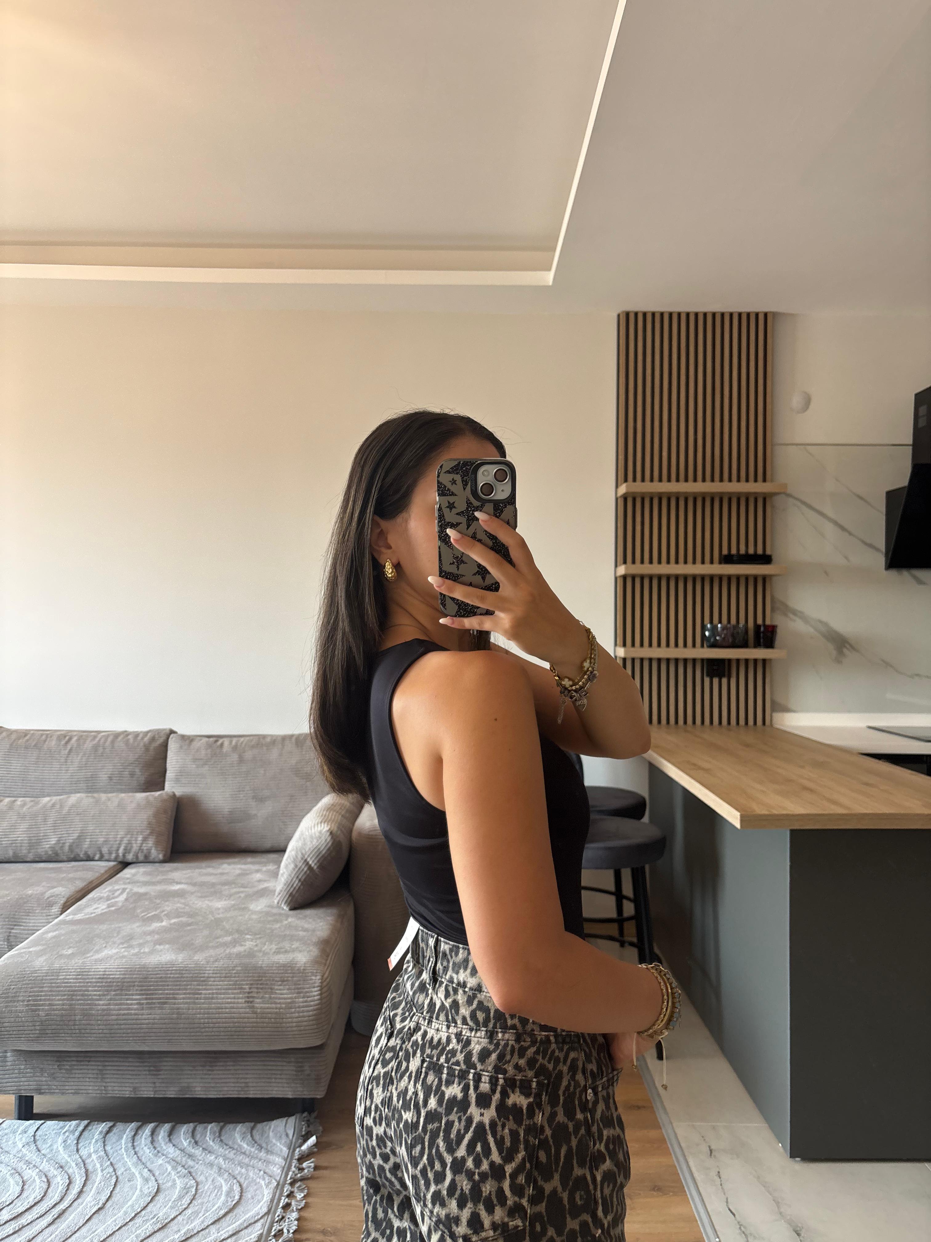 Halter Yaka Bodysuit