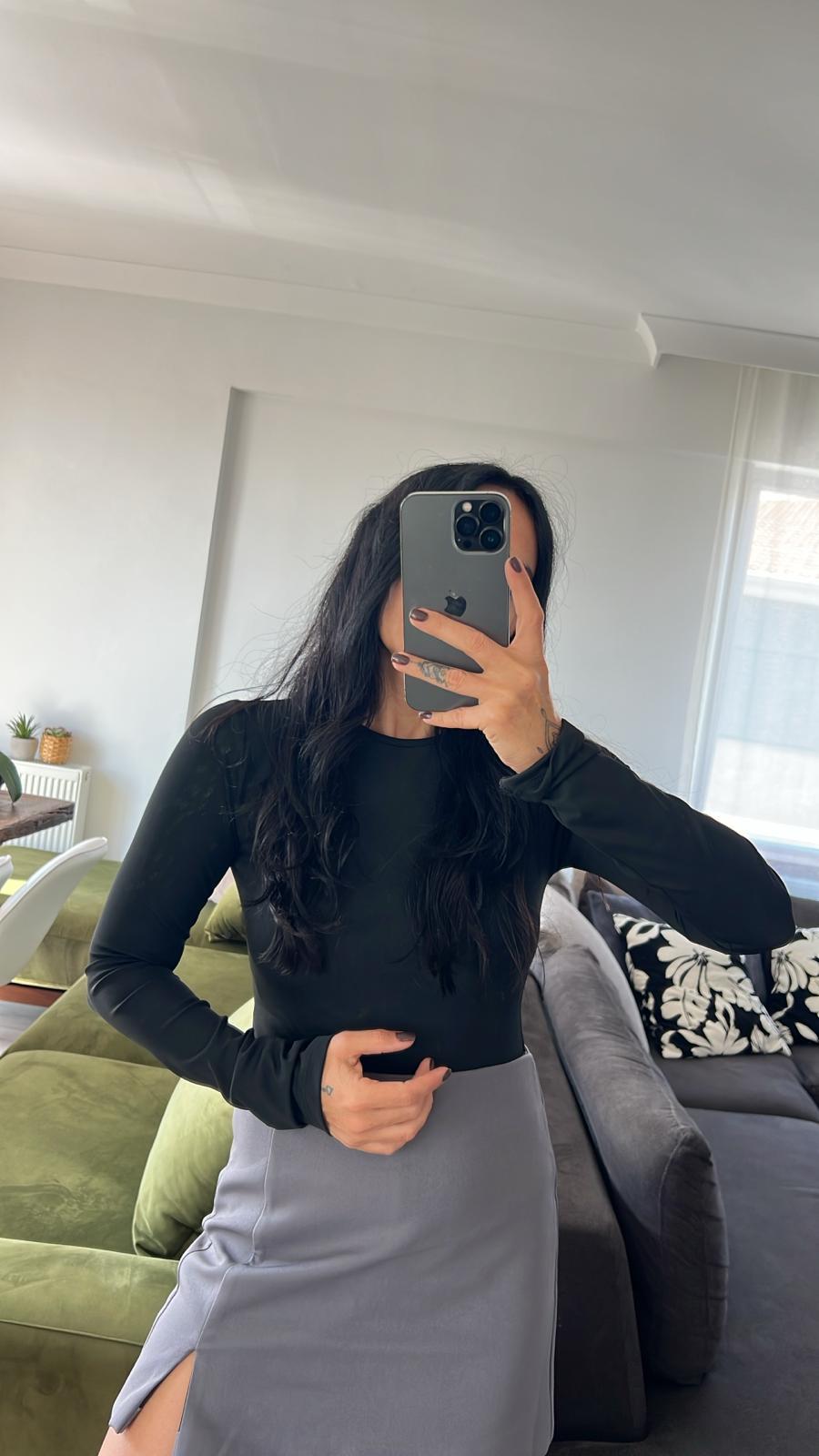 Zr Model Çıtçıtlı Bodysuit 