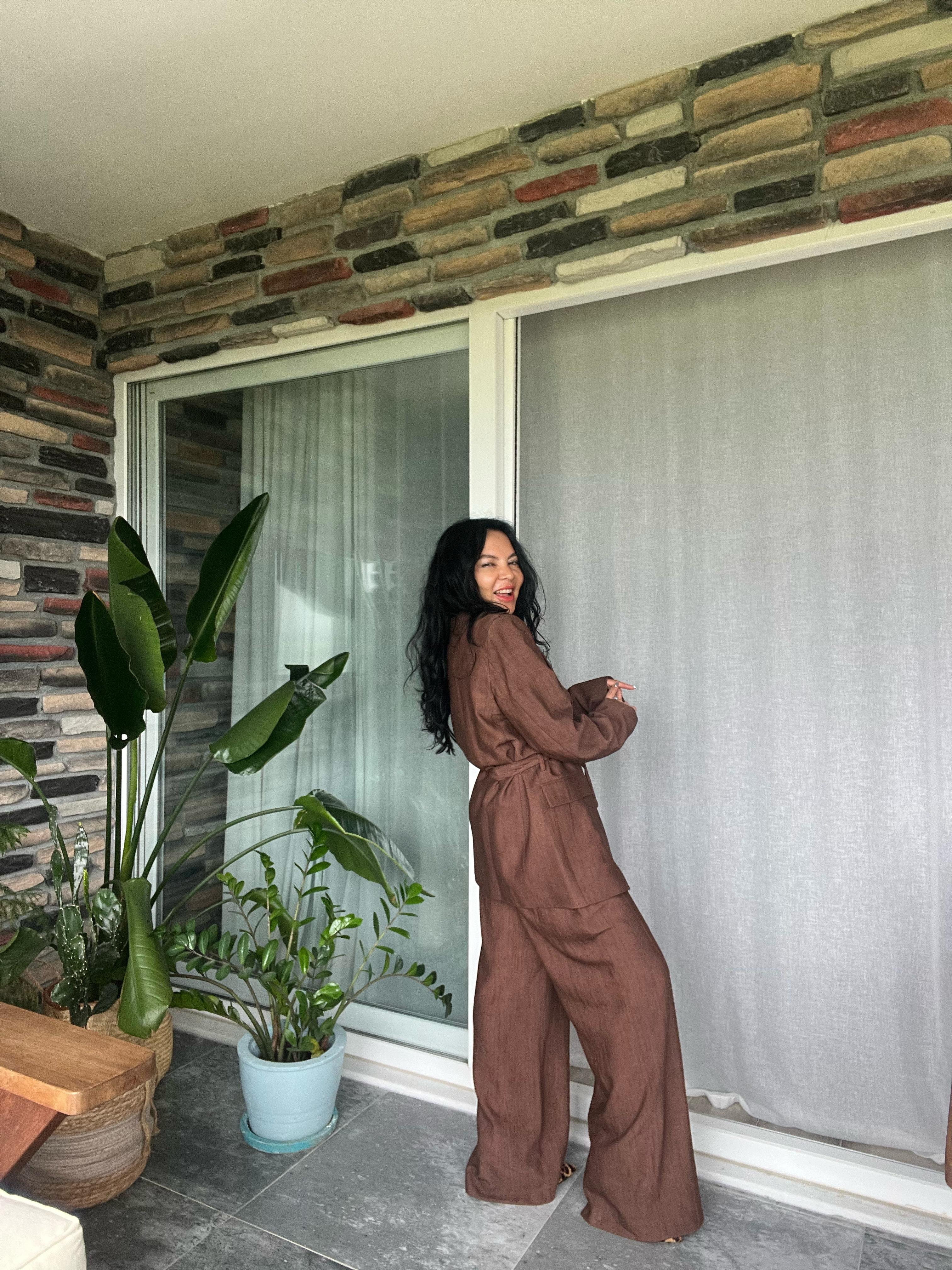 Kuşaklı Blazer Ceket