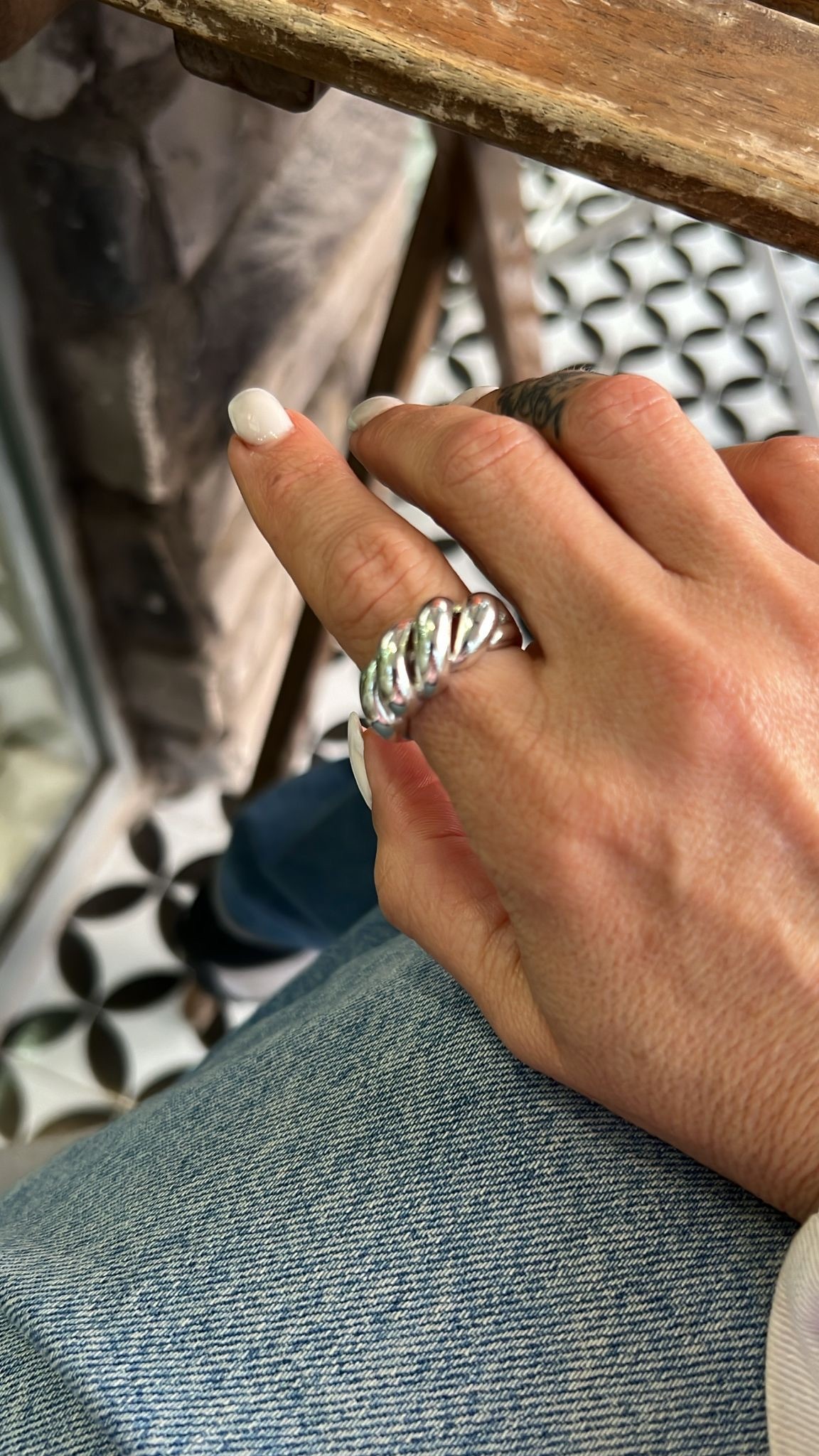Silver Sarmal Yüzük