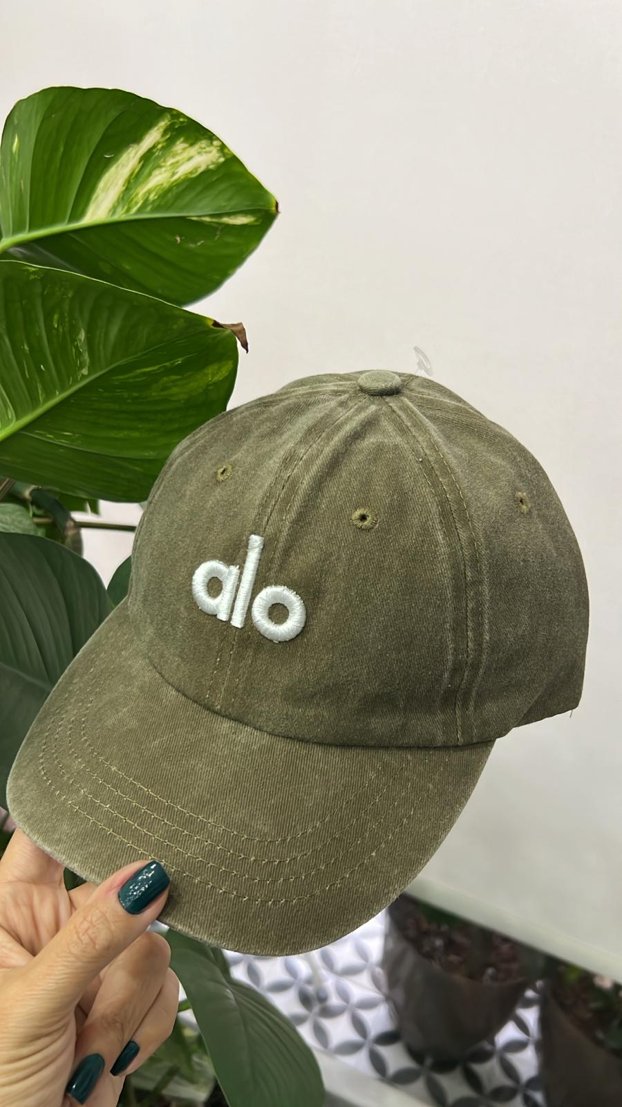 Logo İşlemeli Alo Şapka - Haki