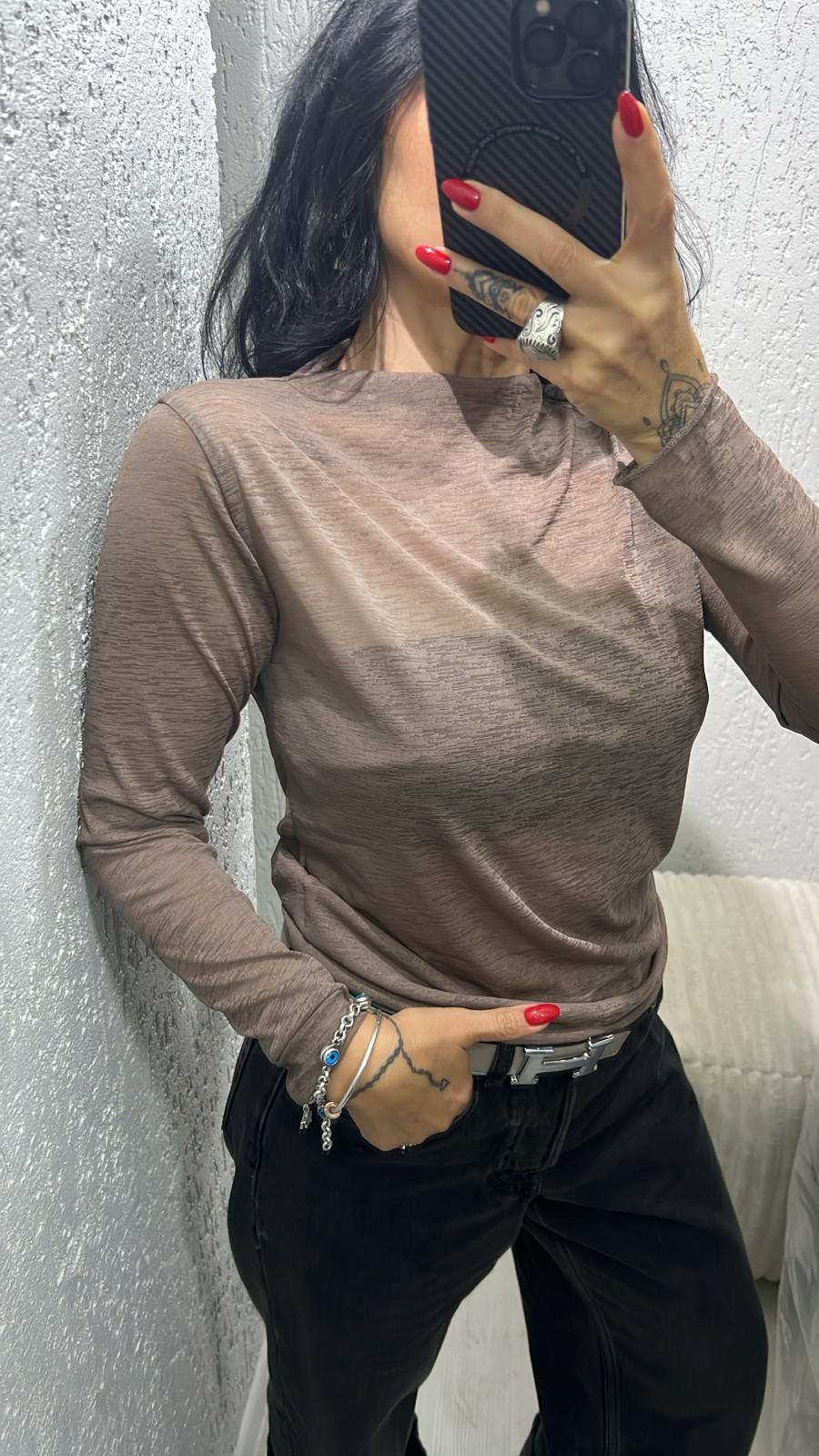 Vizon Transparan Bluz