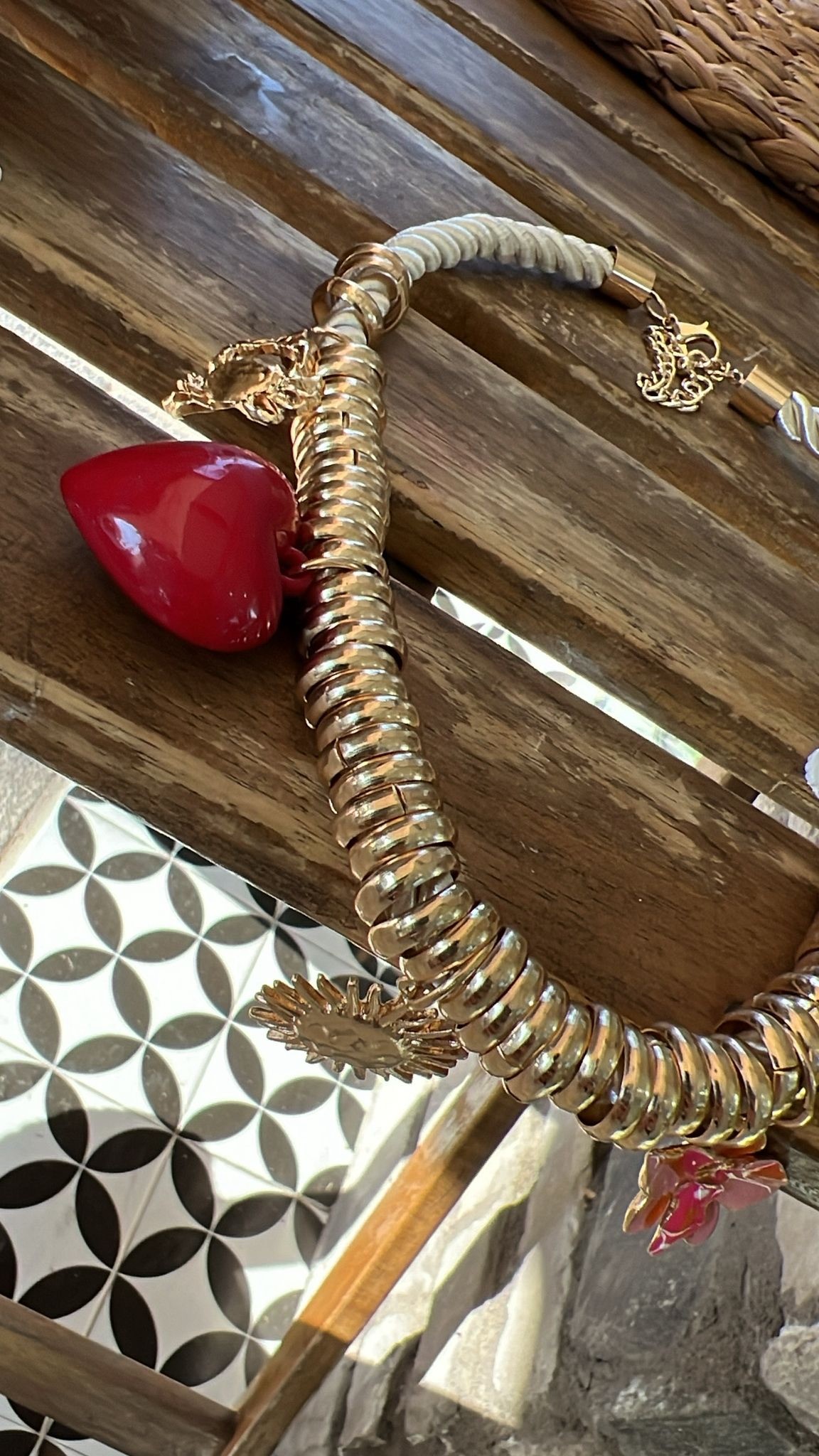Örgü Charm Kolye