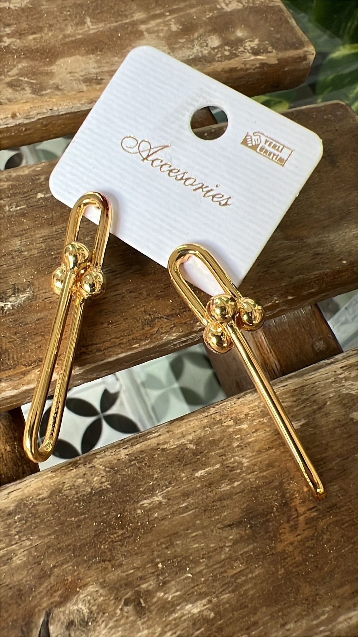 Gold Ataç Küpe