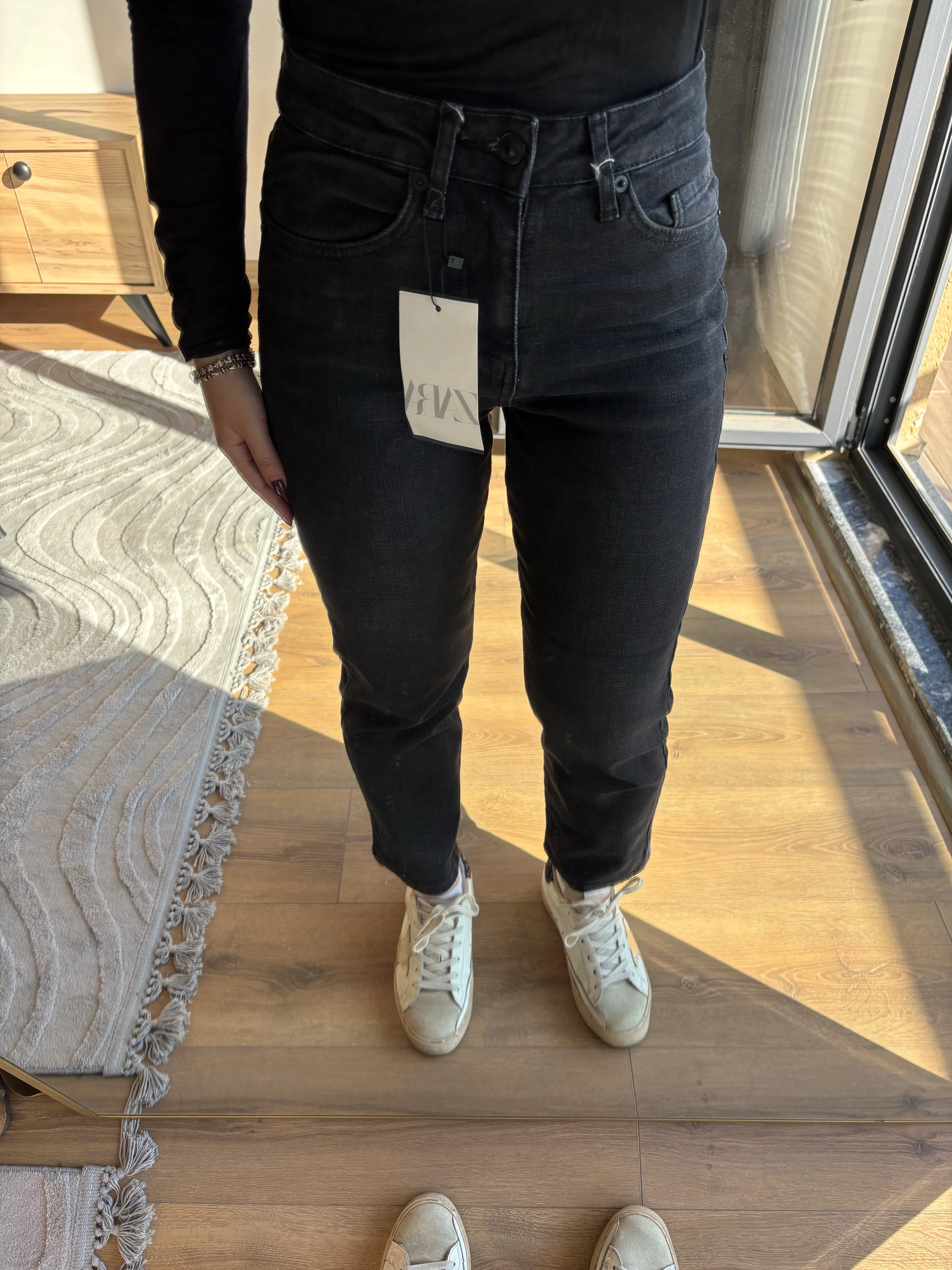 Zr Düz Kesim Antrasit Jean