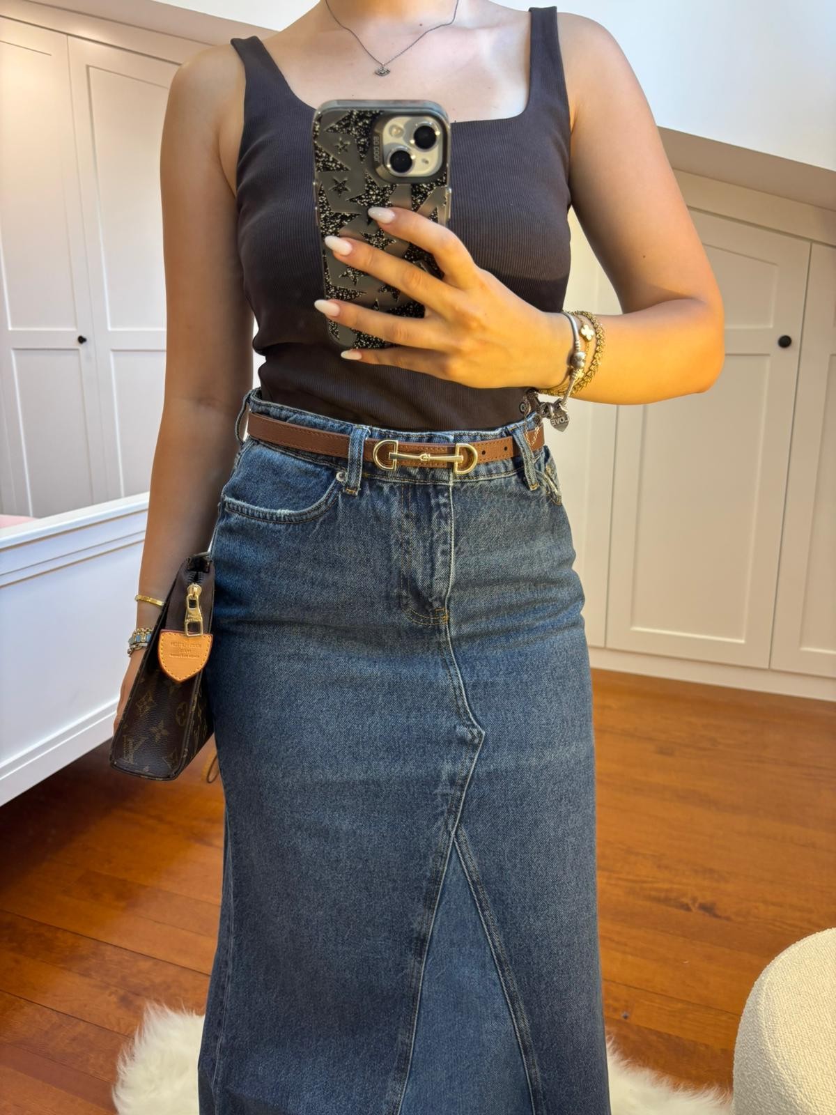 Zr Maxi Denim Etek