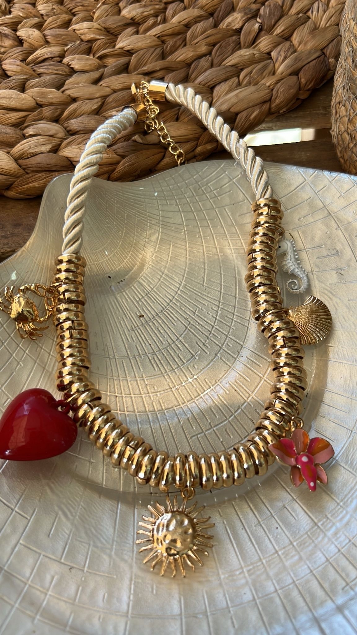 Örgü Charm Kolye