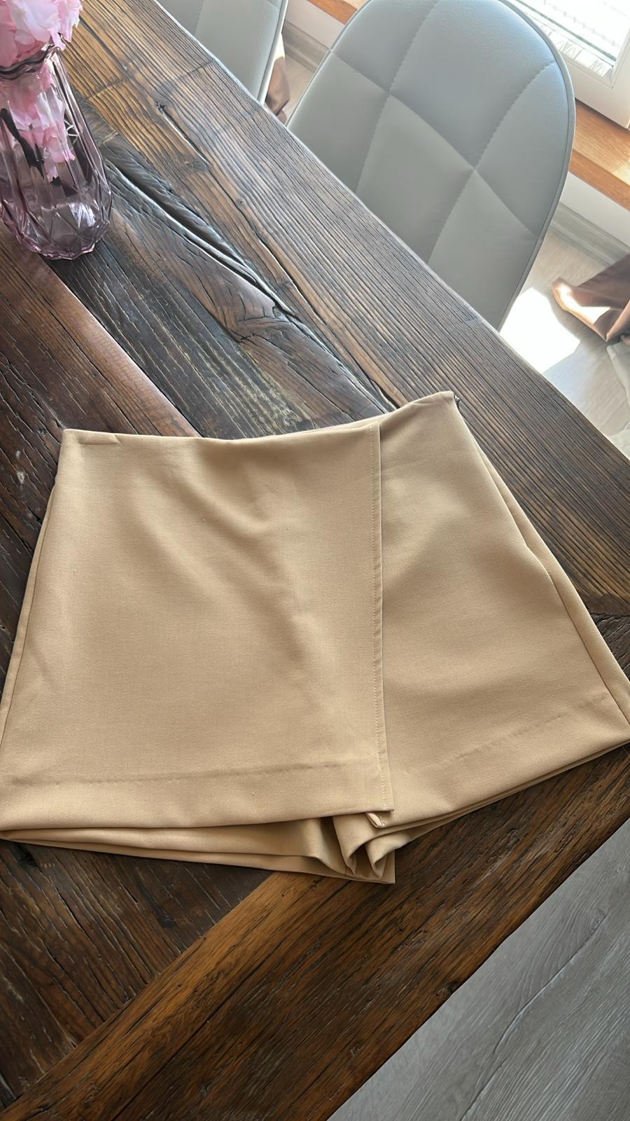 ZR  Camel Şort Etek 