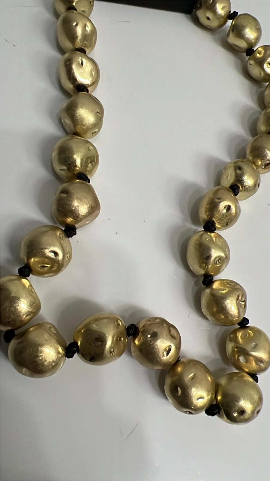 Yuvarlak Dokulu Gold Kolye