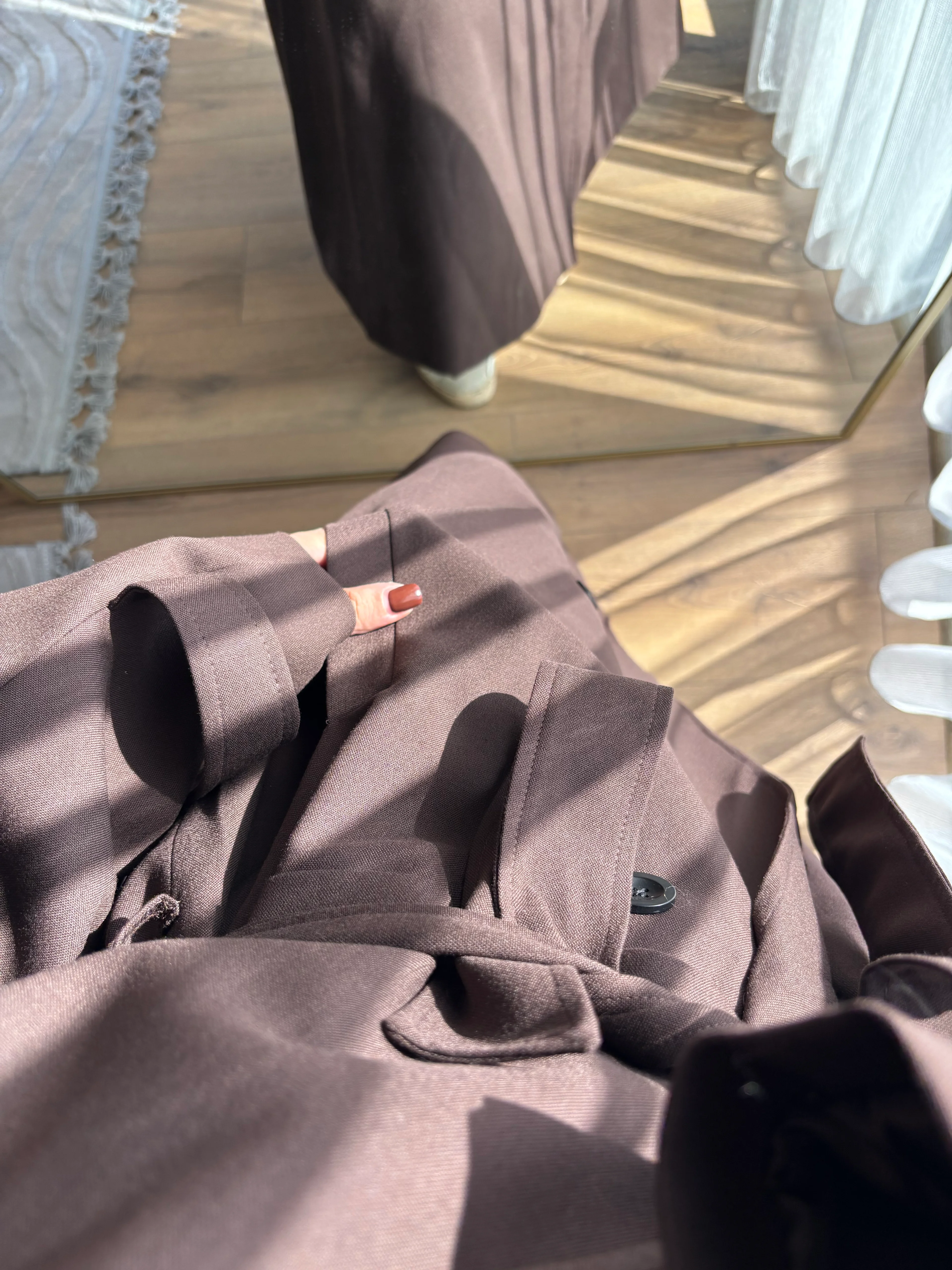 Premium Acı Kahve Trençkot