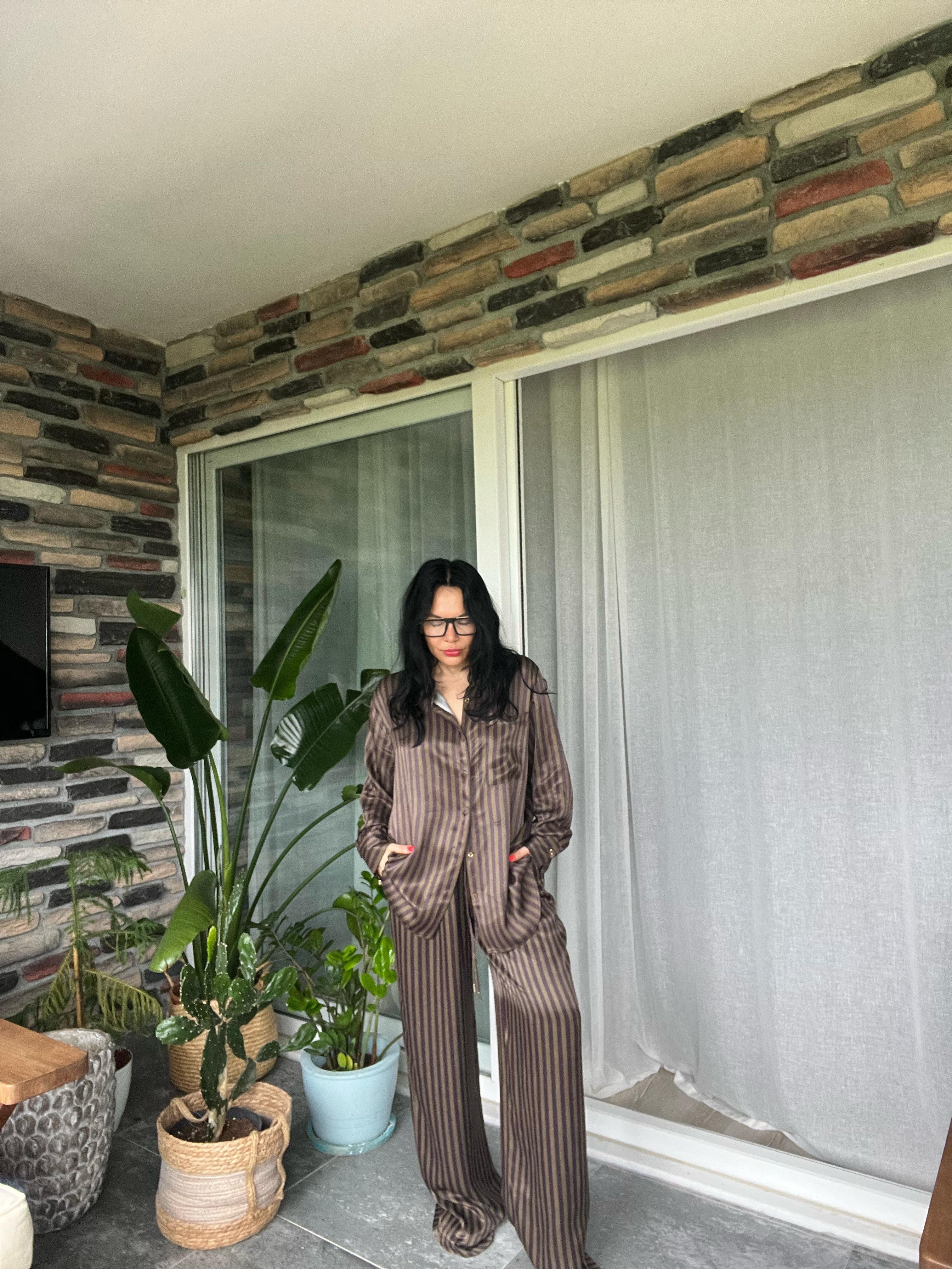 ZR Model Premium Saten Gömlekli Takım