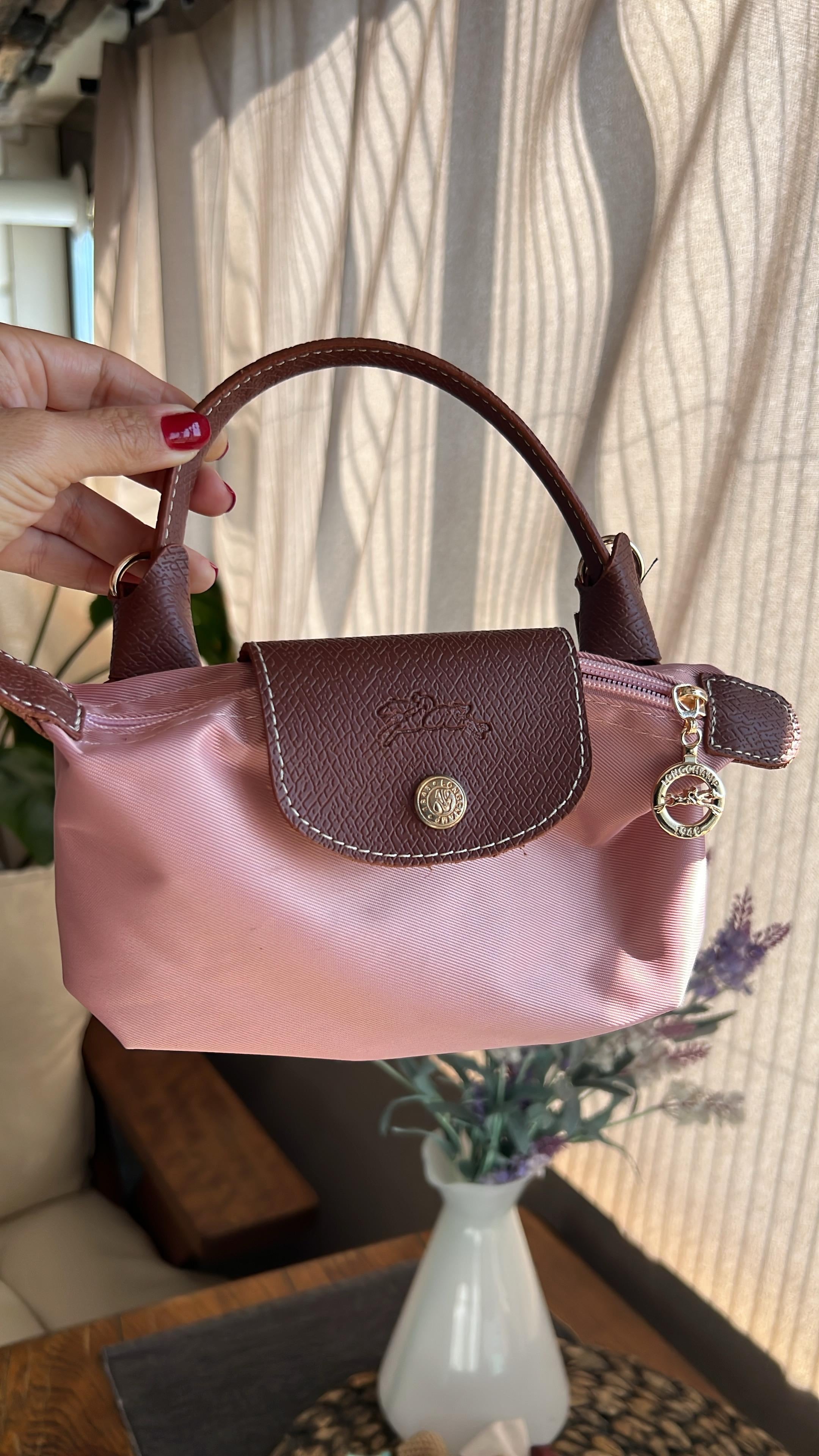 Tek Saplı Pembe Mini LC Çanta