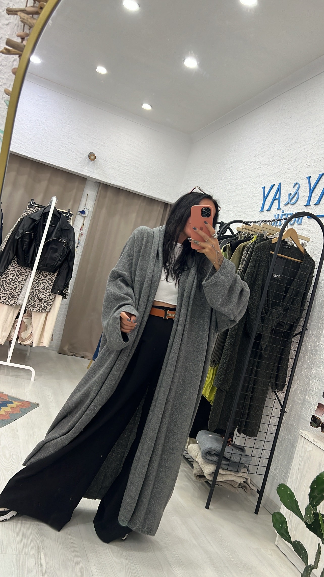 Siyah Premium Bol Paça Palazzo Pantolon