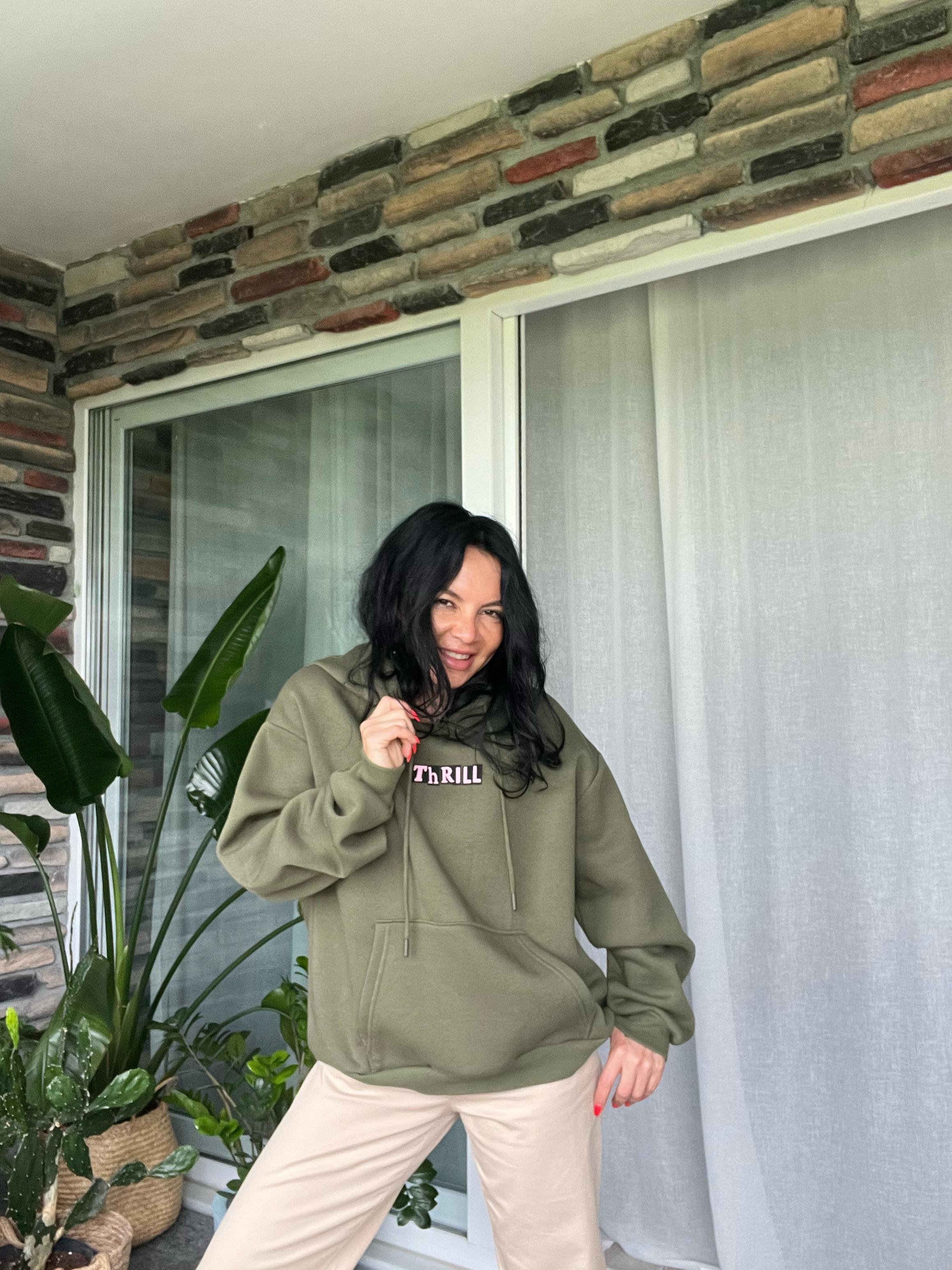 Sırtı Baskı Detay Sweatshirt