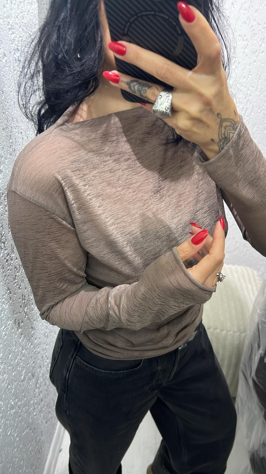 Vizon Transparan Bluz