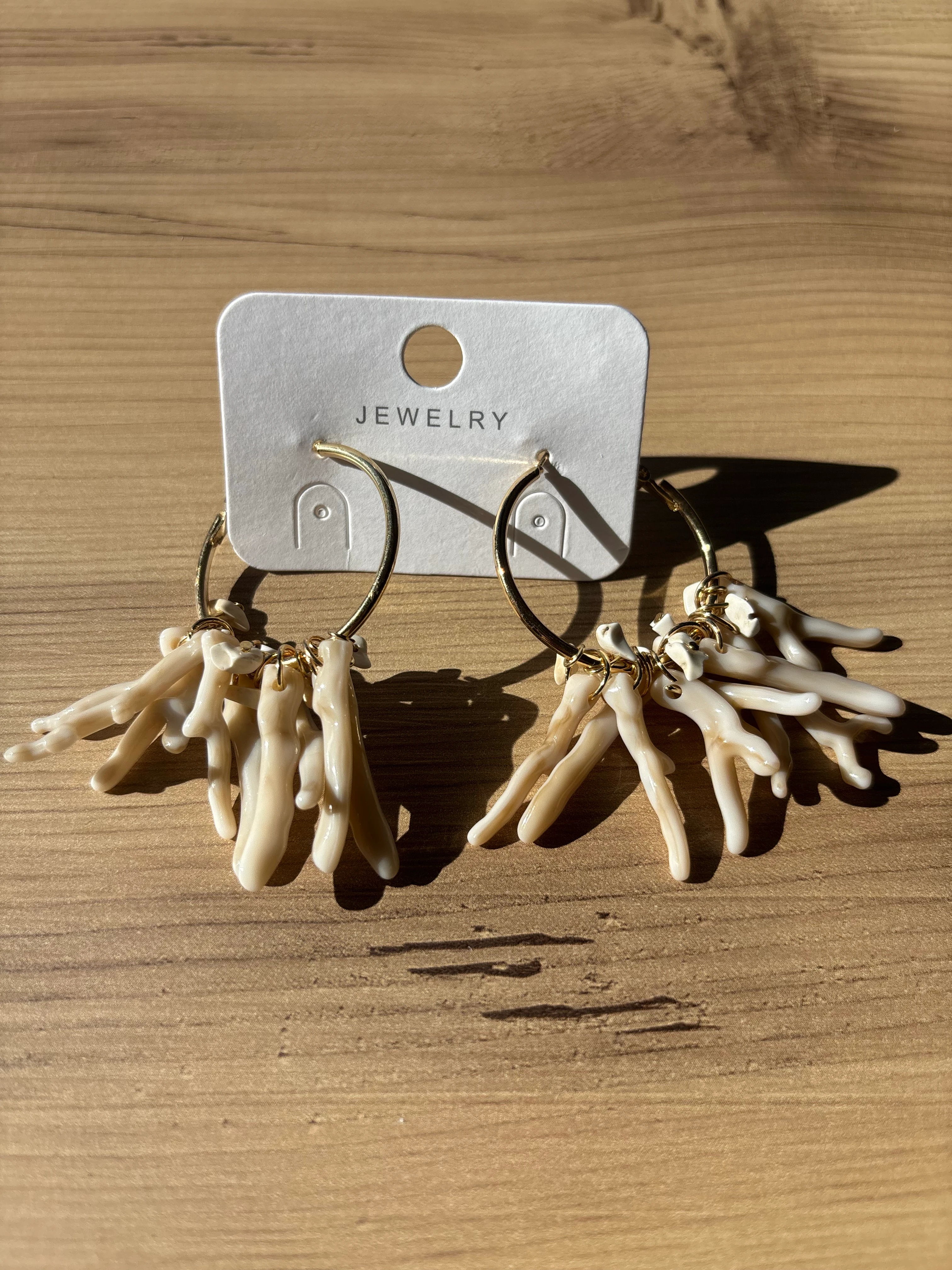 Dallı Sarkıt Büyük Halka Küpe