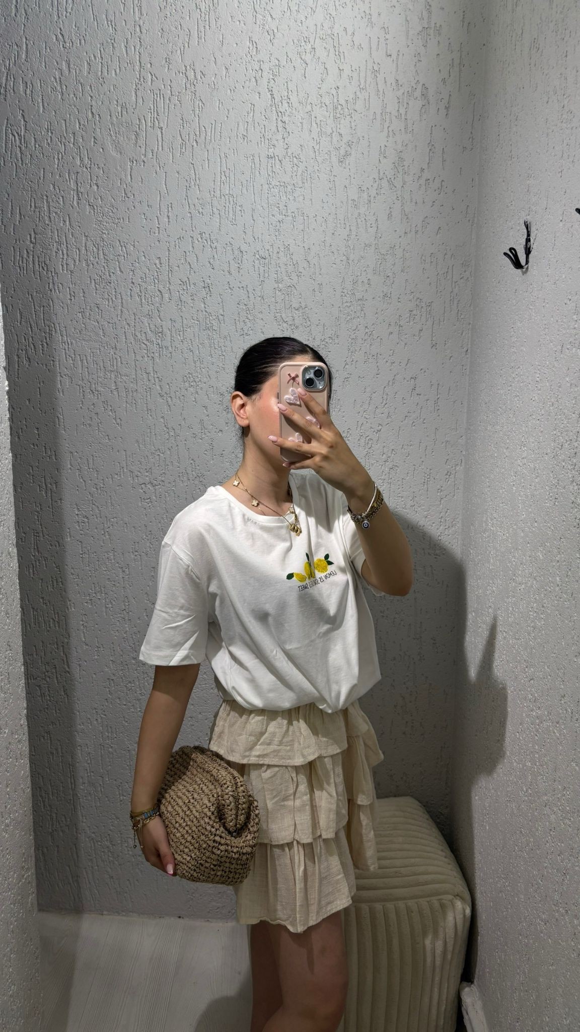 Hasır Clutch Çanta