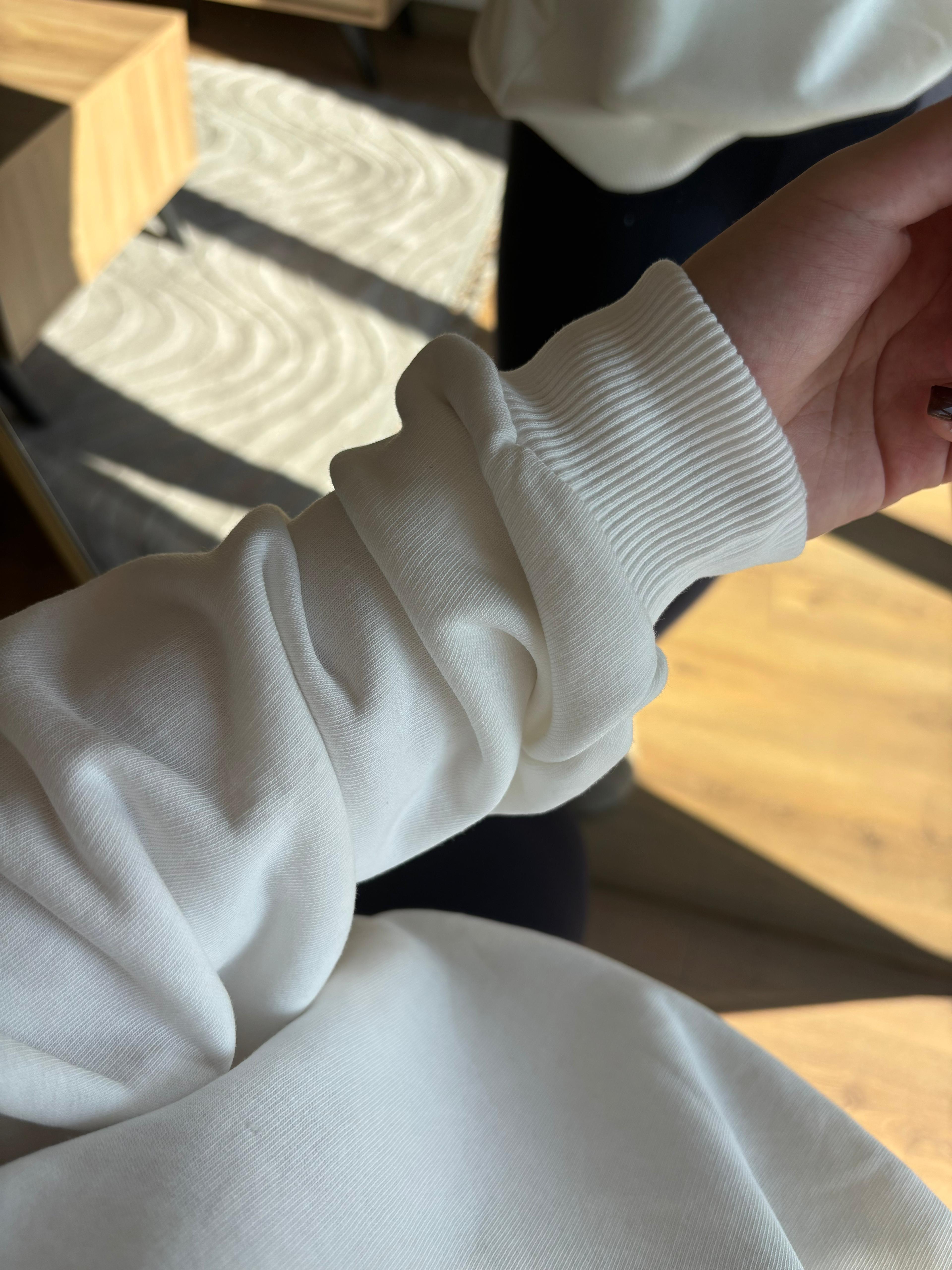 Alo Beyaz Sweatshirt