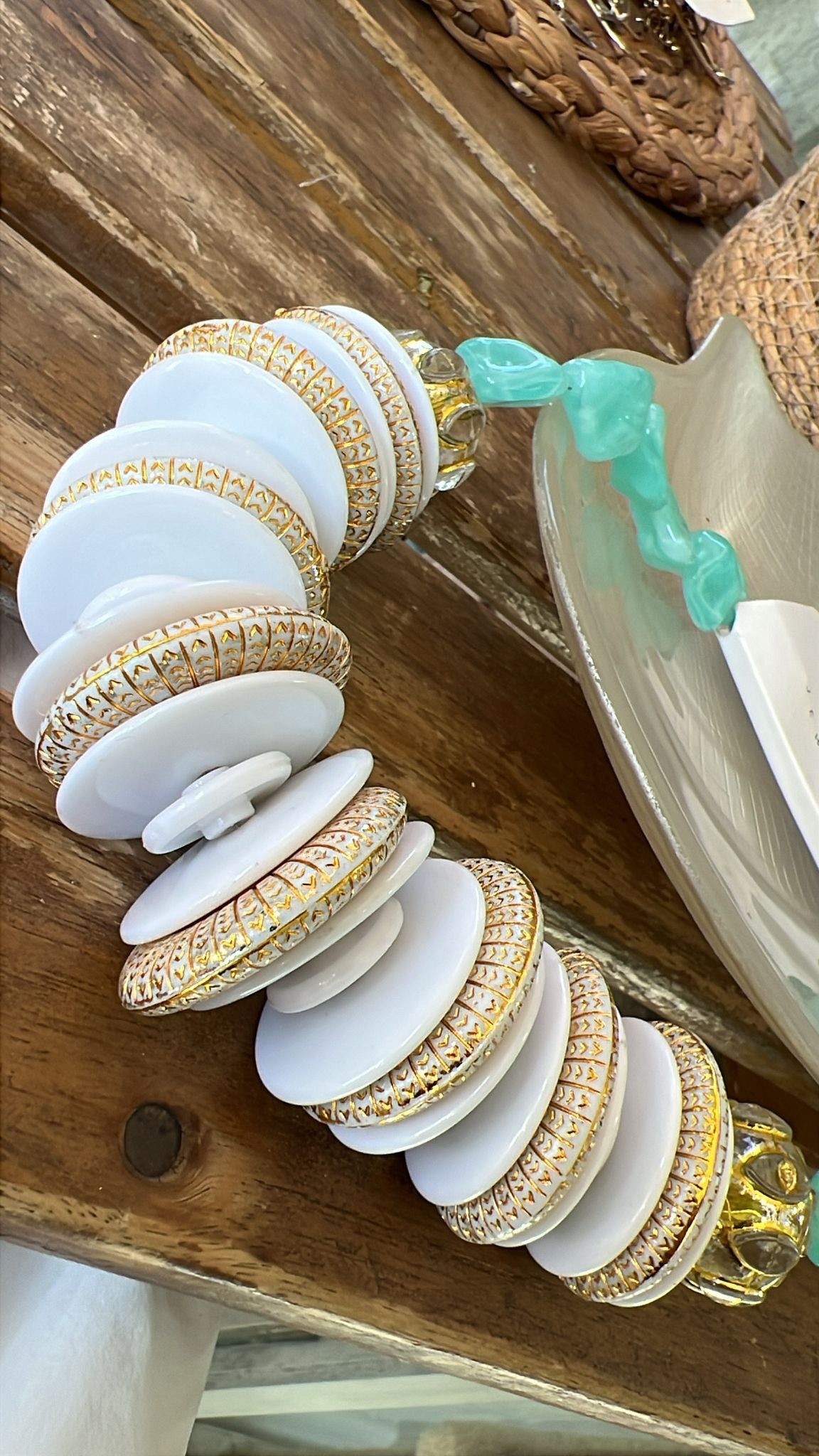 Gold Turkuaz Kolye