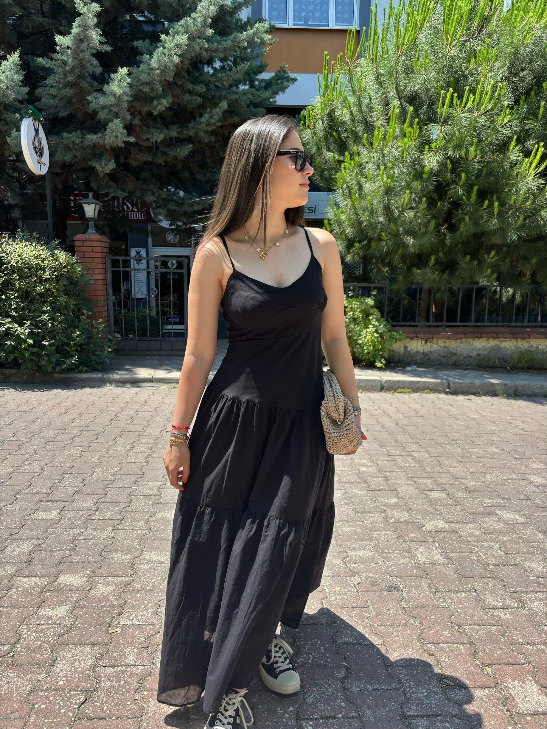 Asimetrik Gipeli Elbise