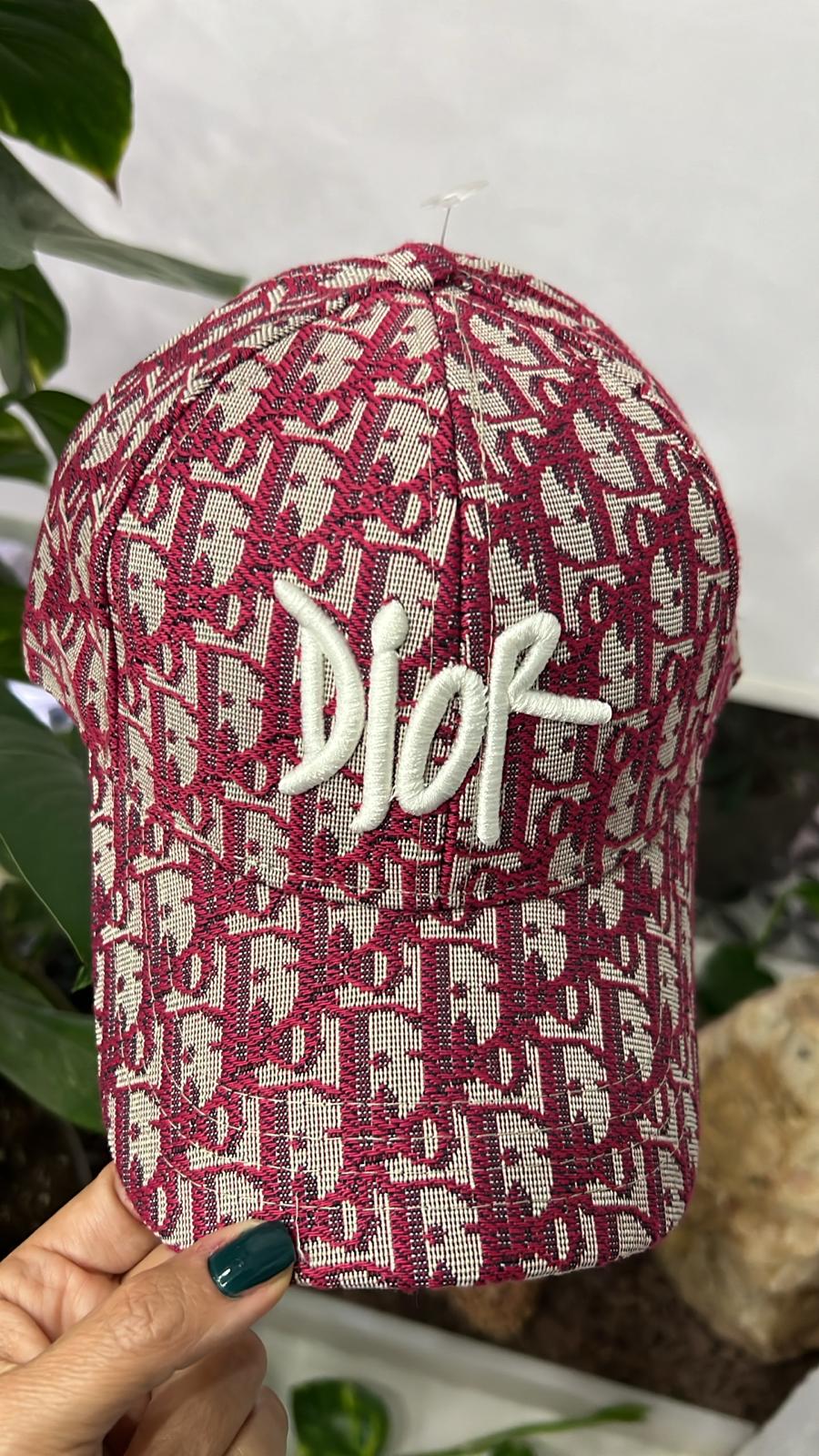 Dior Model Pembe Şapka