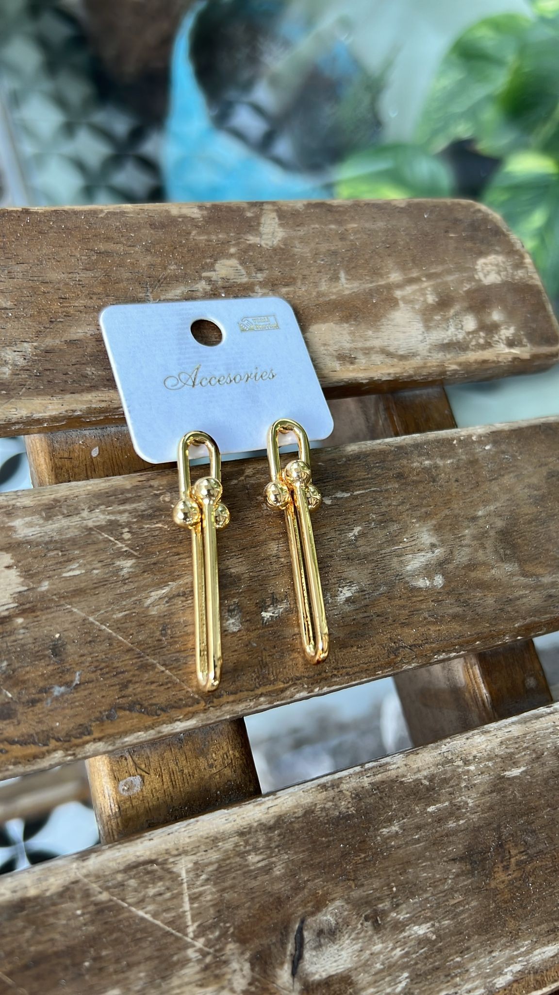 Gold Ataç Küpe