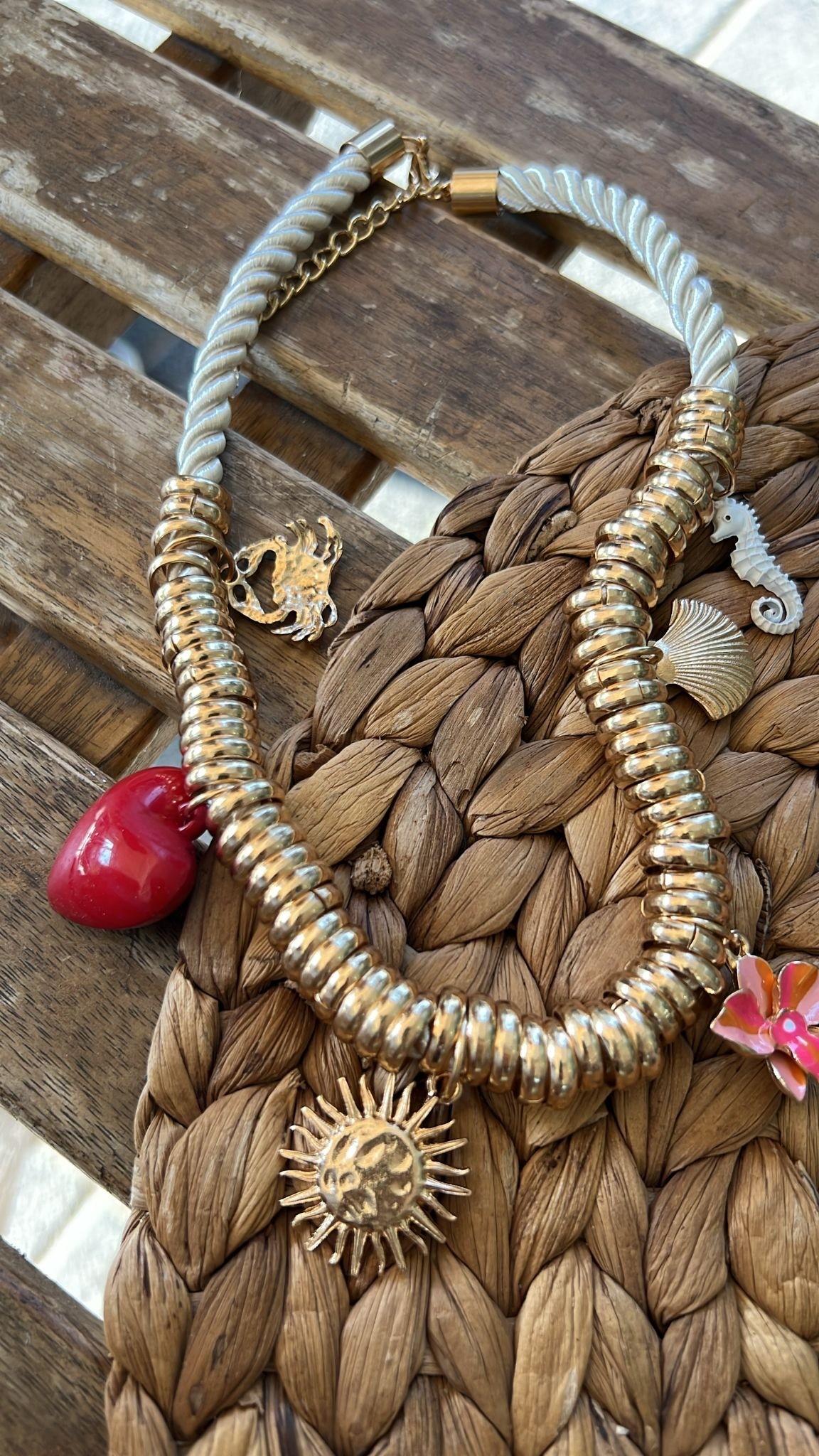 Örgü Charm Kolye