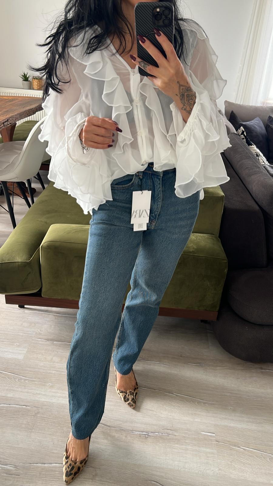 Zr Düz Kesim Orta Mavi Jean