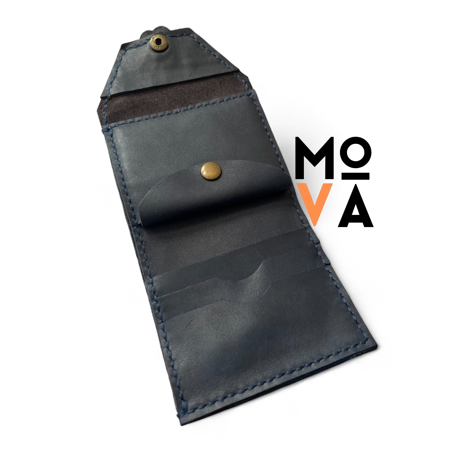 Lacivert Deri Cüzdan