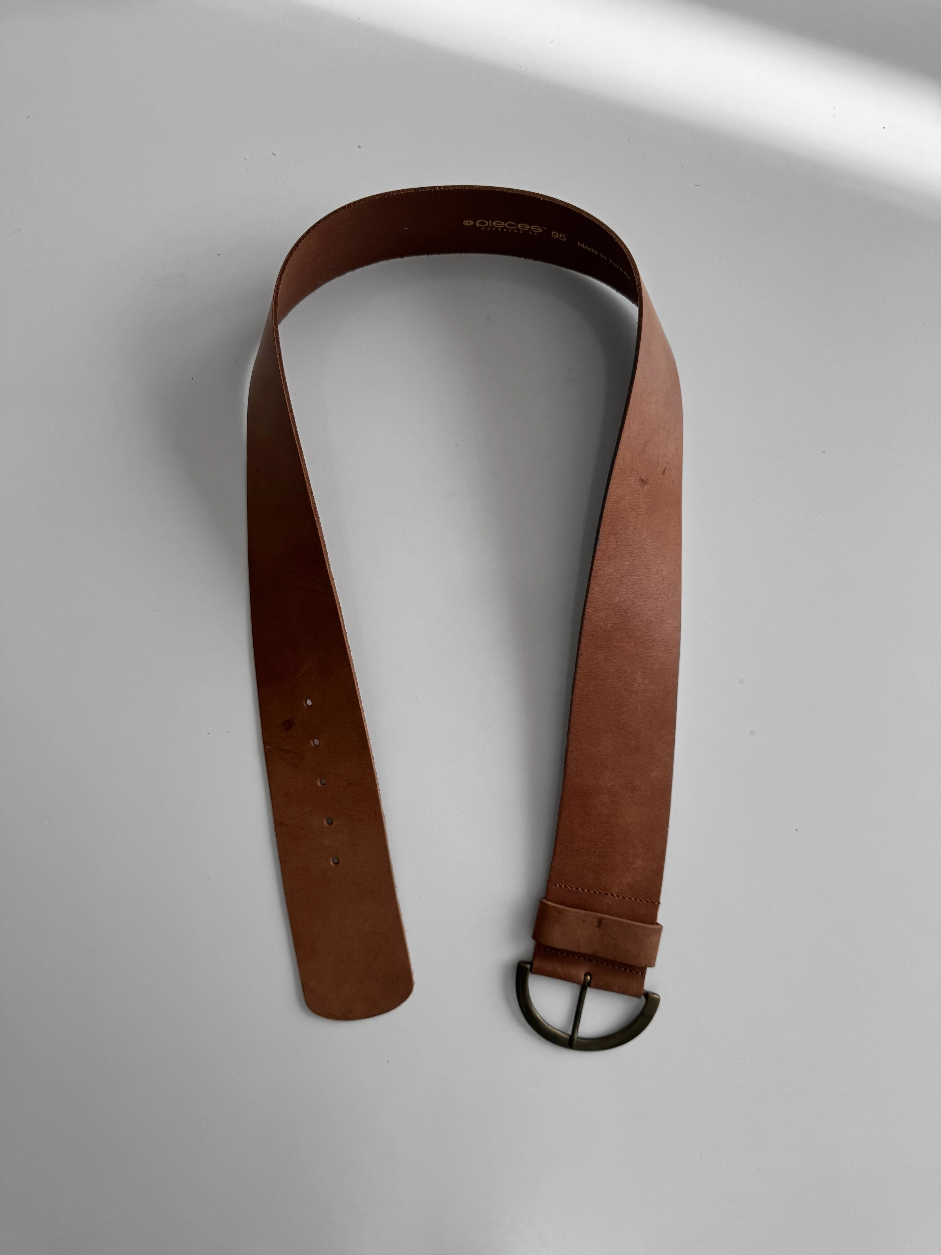 Kahverengi Deri Kemer