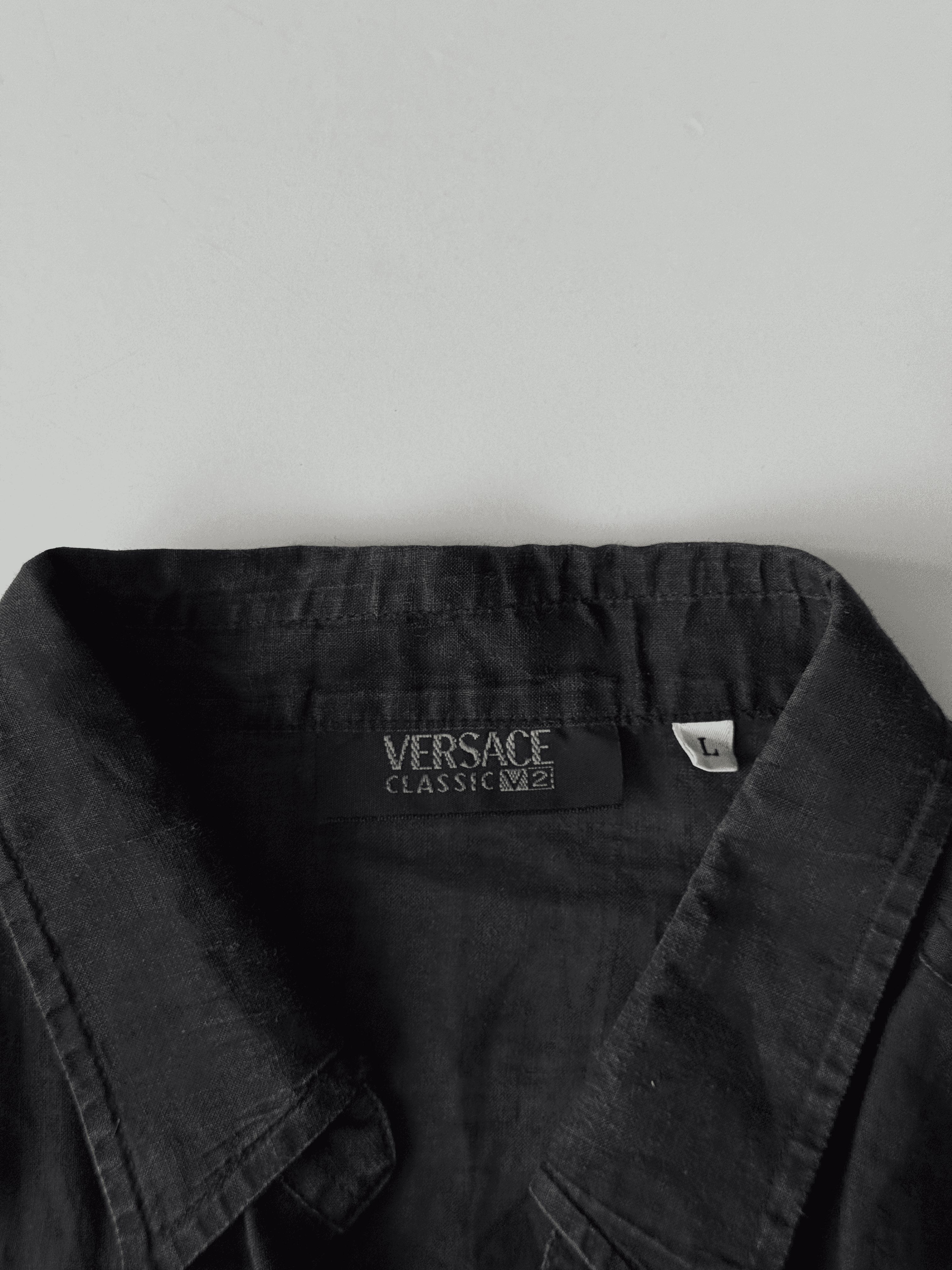 Versace Keten Gömlek Elbise