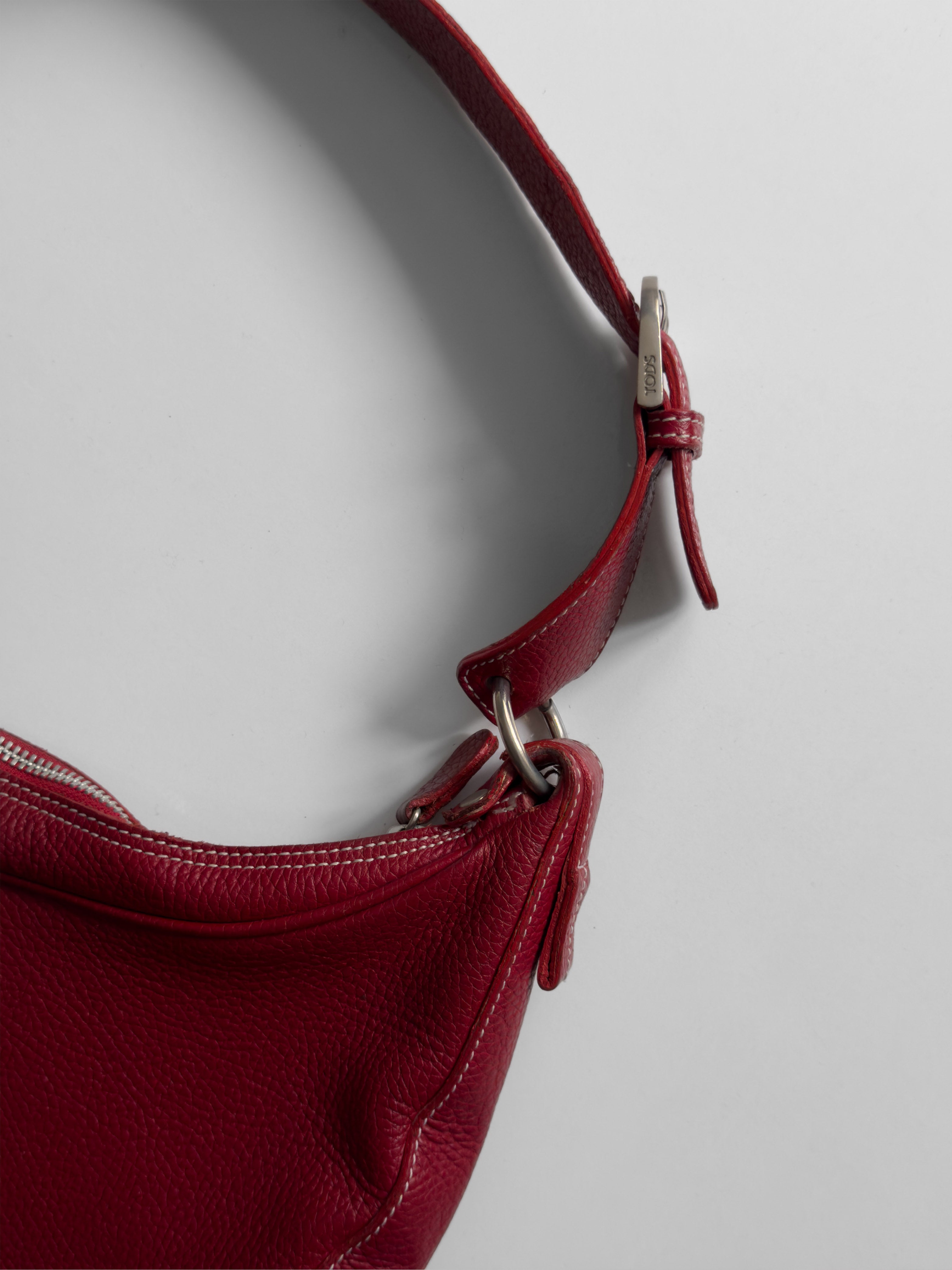 Tod's Kırmızı Deri Çanta