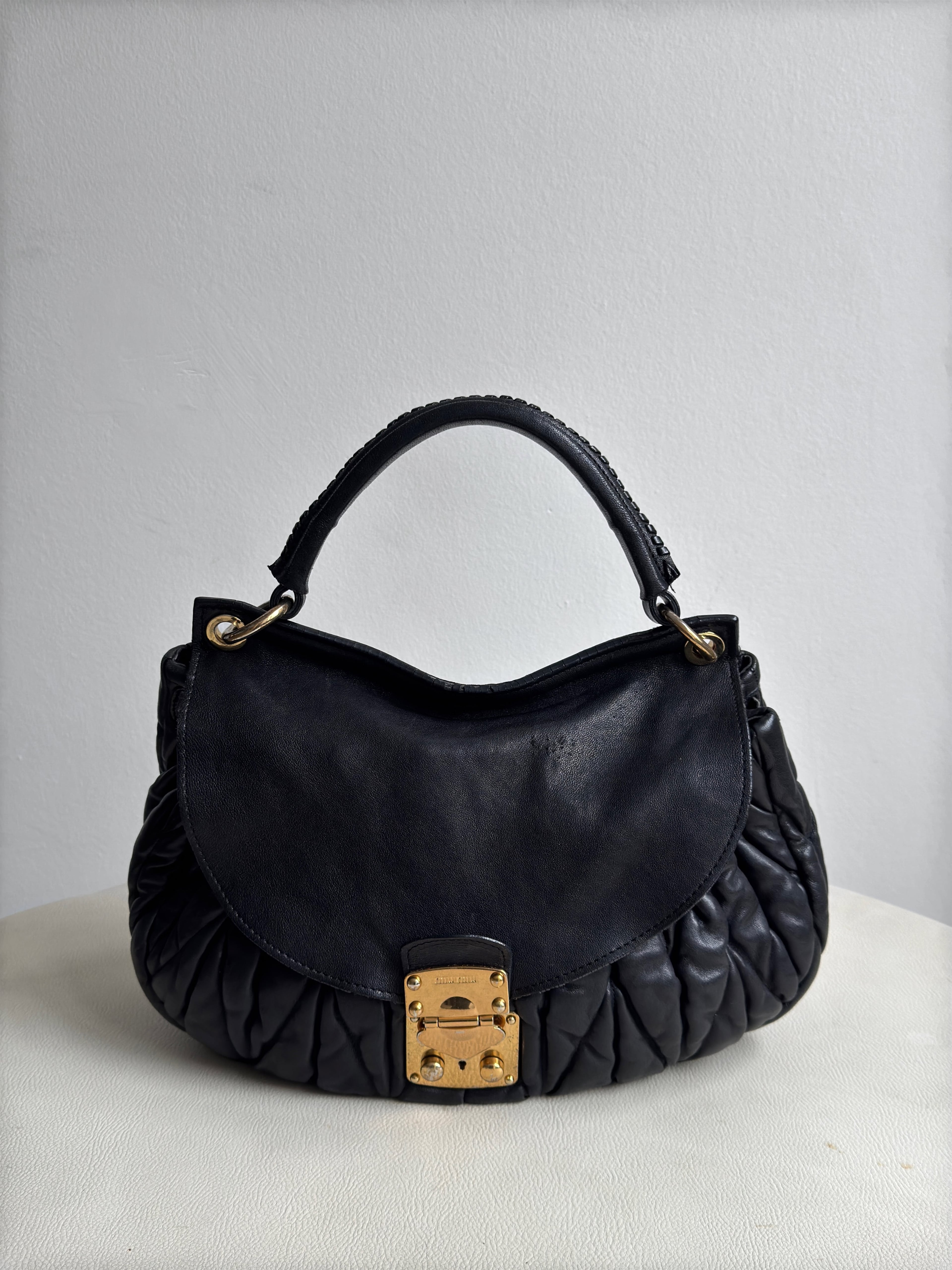 Miu Miu Snap Hobo Çanta