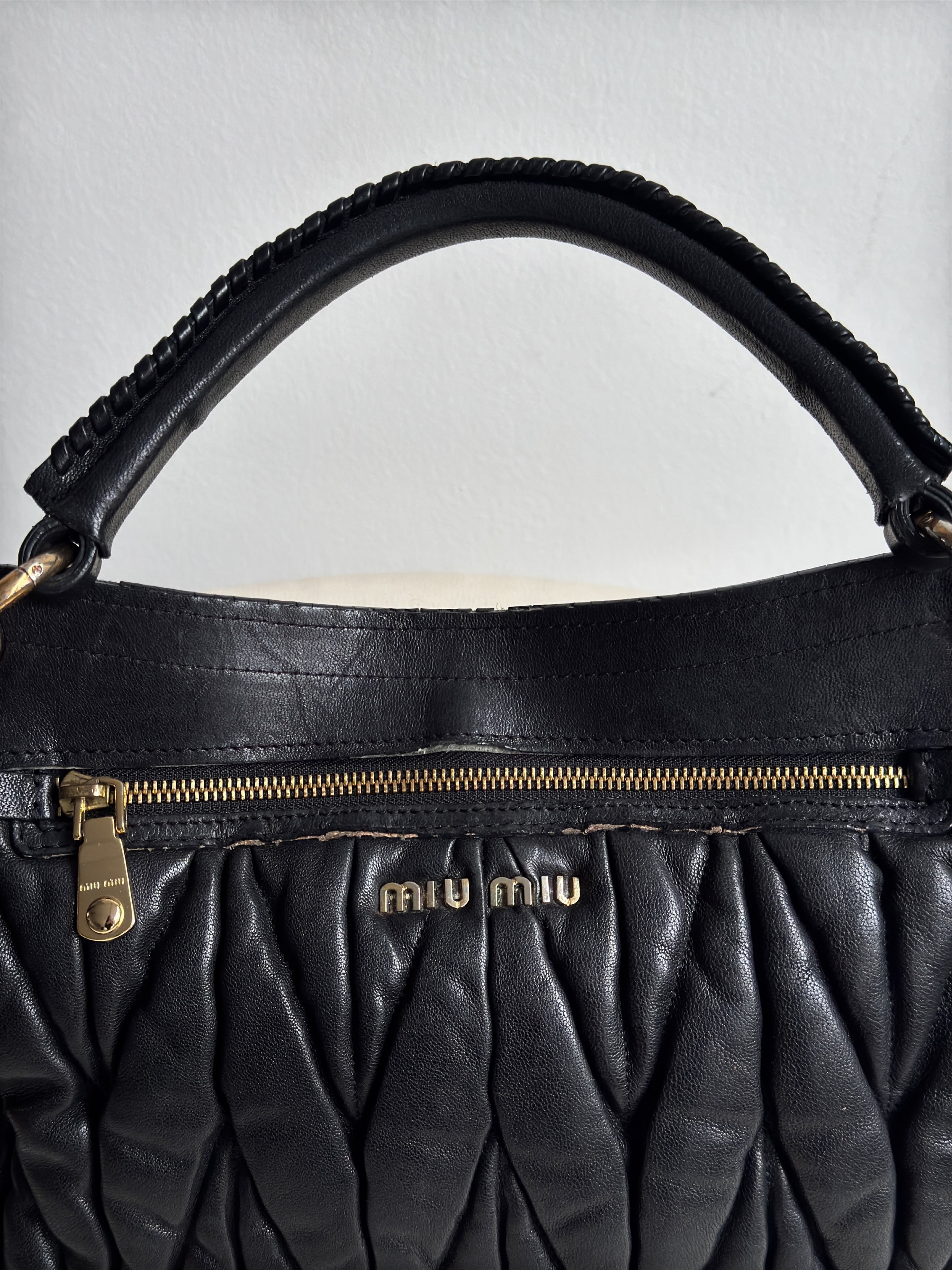 Miu Miu Snap Hobo Çanta