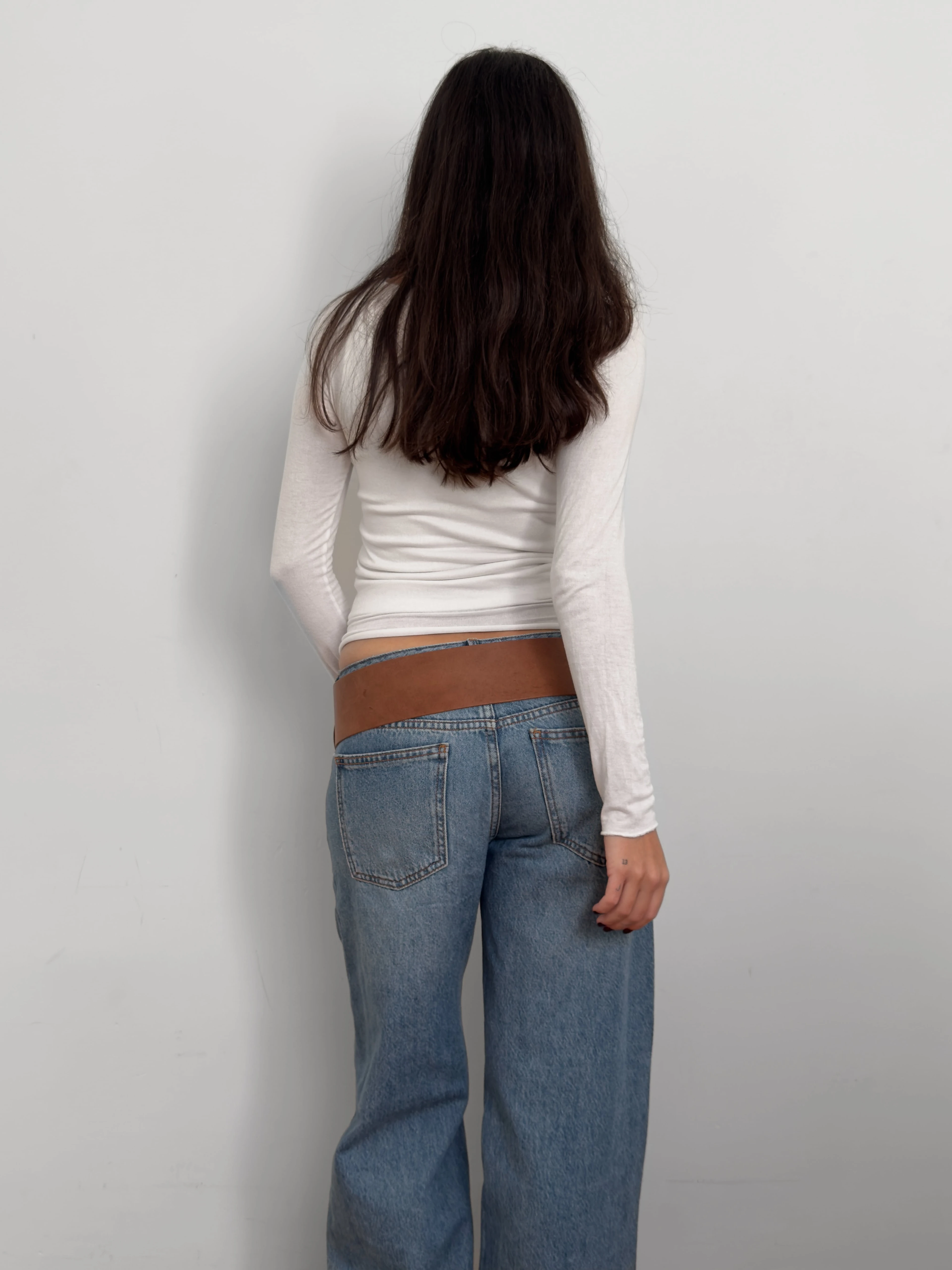 Kahverengi Deri Kemer