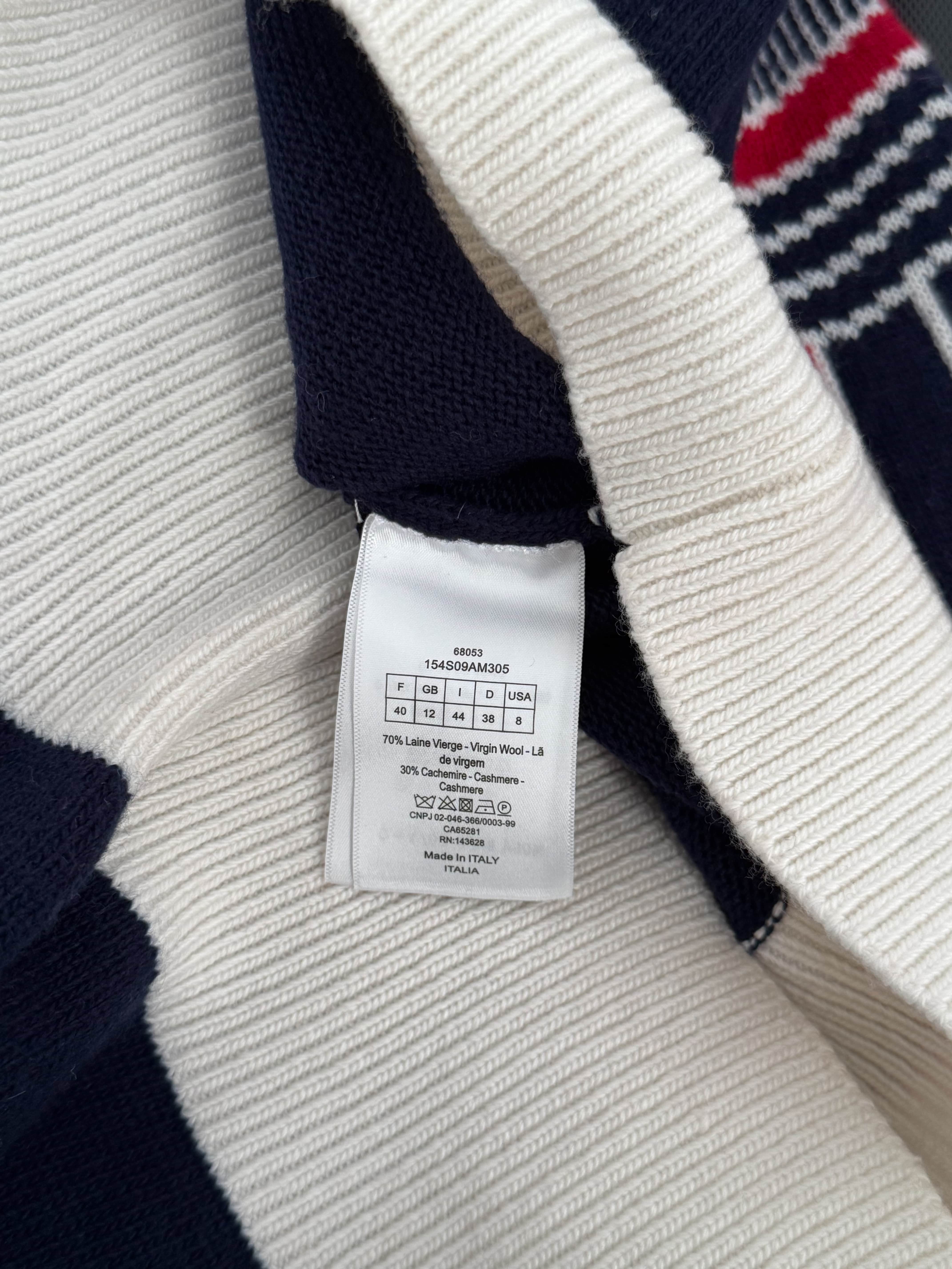 Christian Dior Alps Yün/Kaşmir Kazak