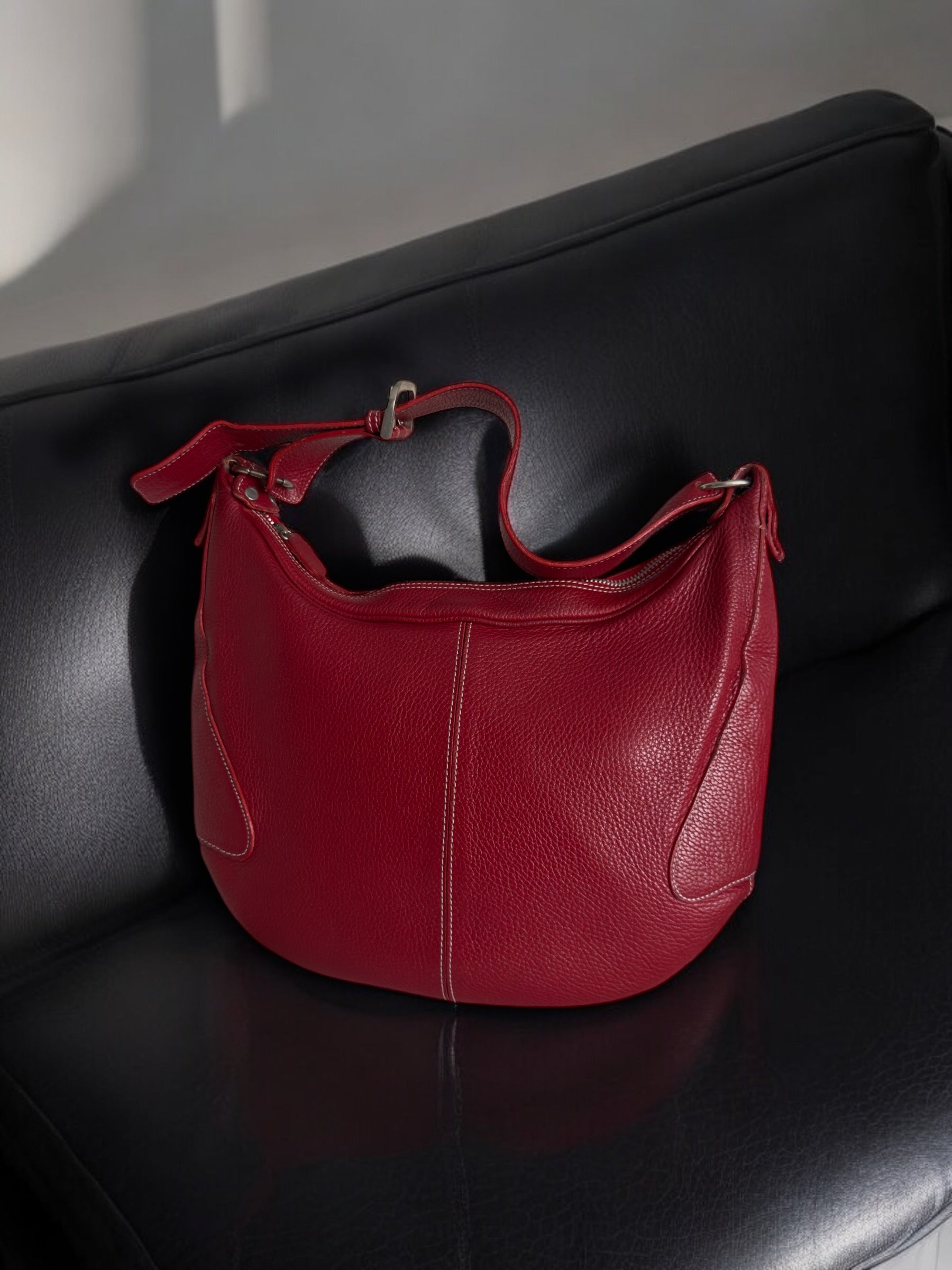 Tod's Kırmızı Deri Çanta