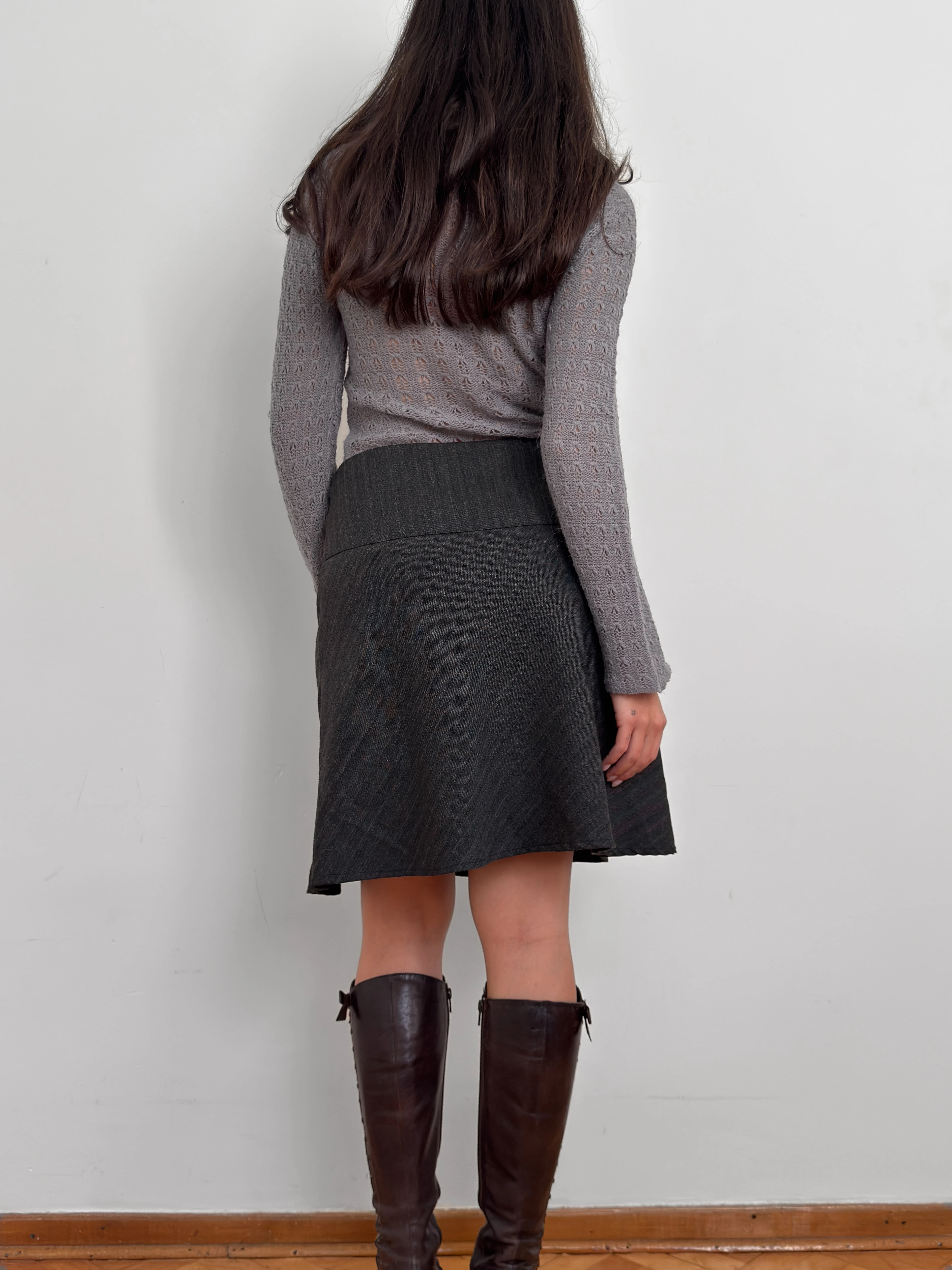 Gri Yün Etek
