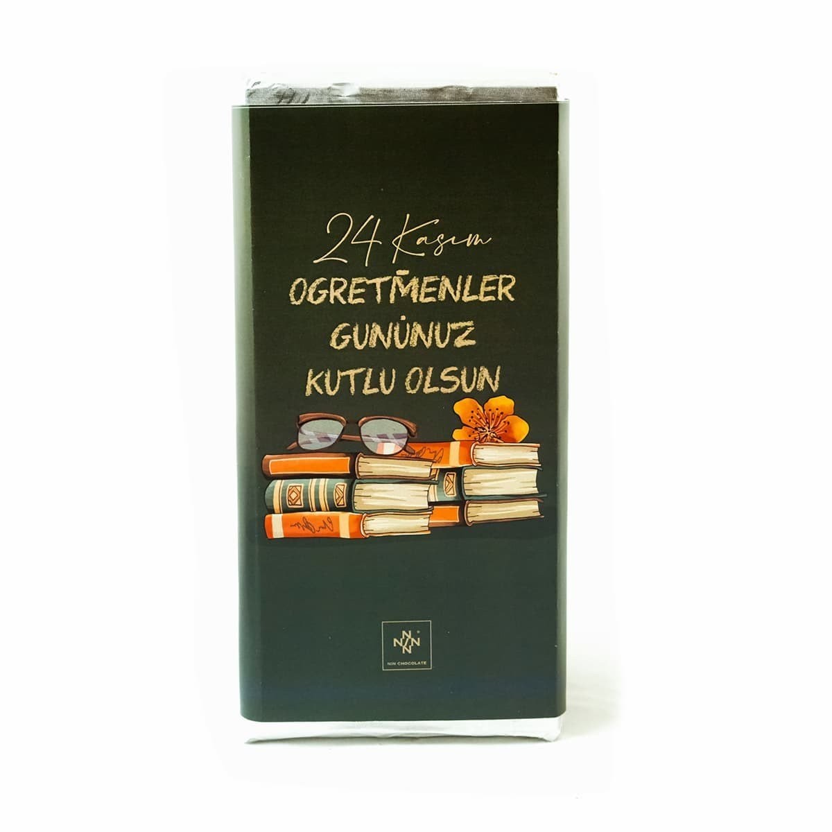 Öğretmenler Günü Yeşil Tablet Çikolata 90g