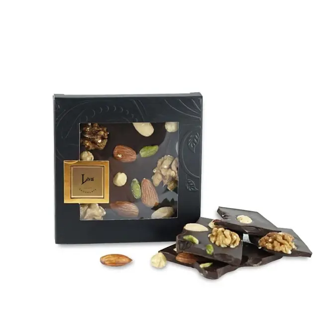 Kuruyemişli Çikolata Rüyası Bitter Tablet Çikolata 80g