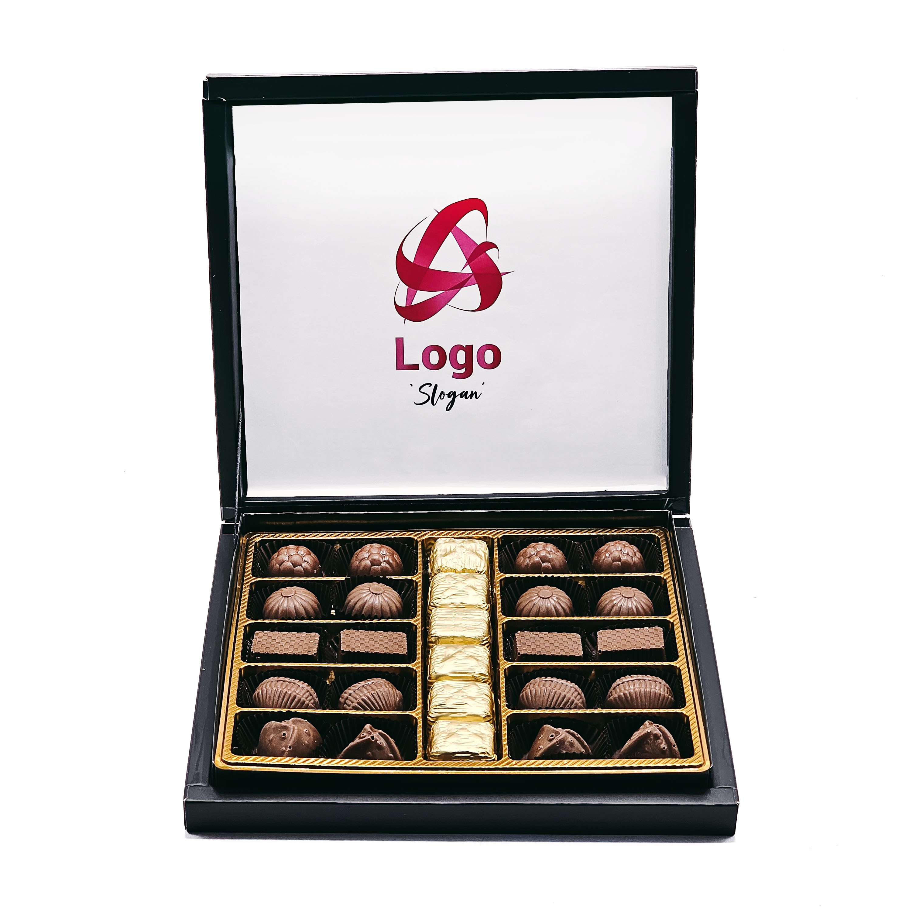 Kurumsal Logolu Spesiyal Çikolata Kutusu 500gr