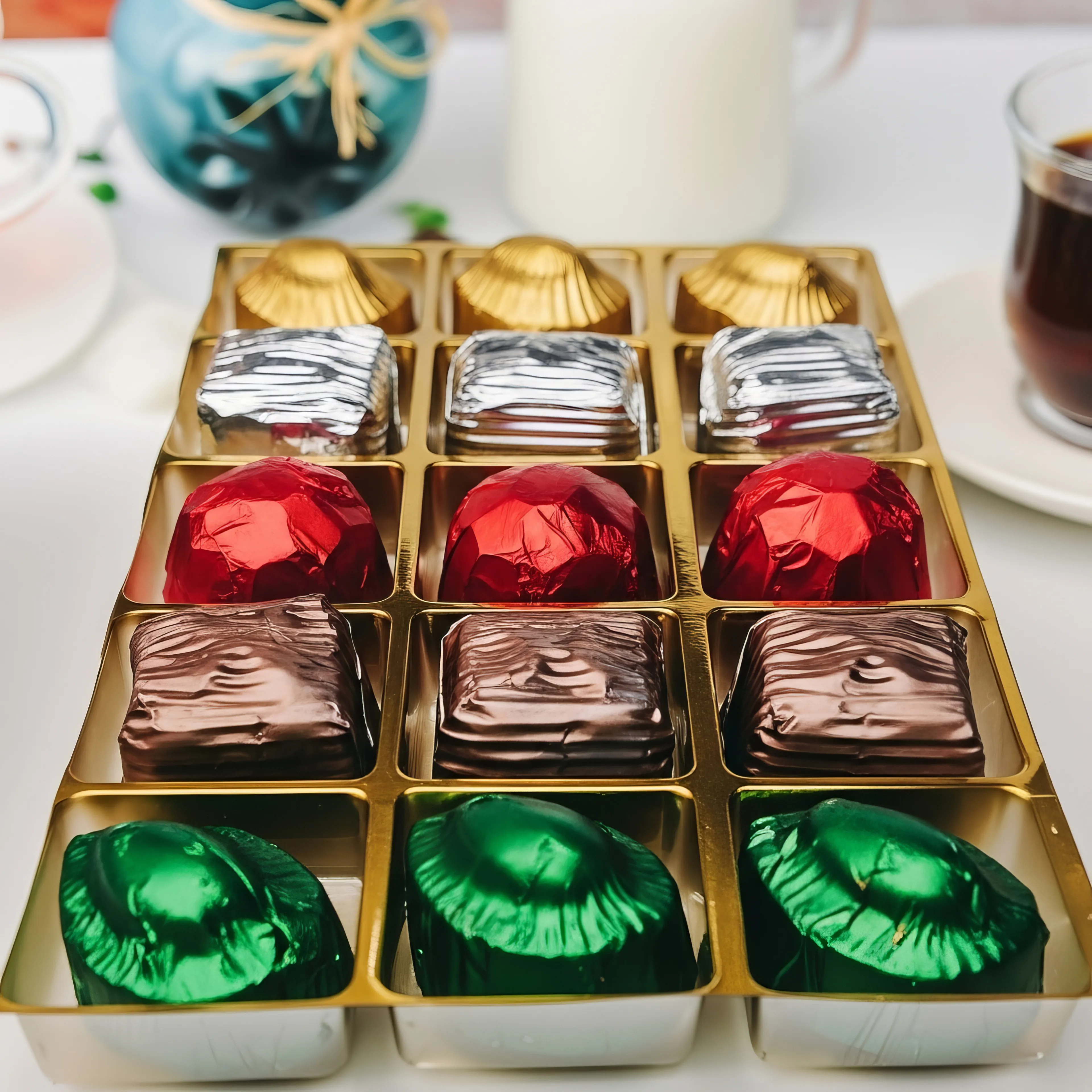 Dökme Yaldızlı Çikolata