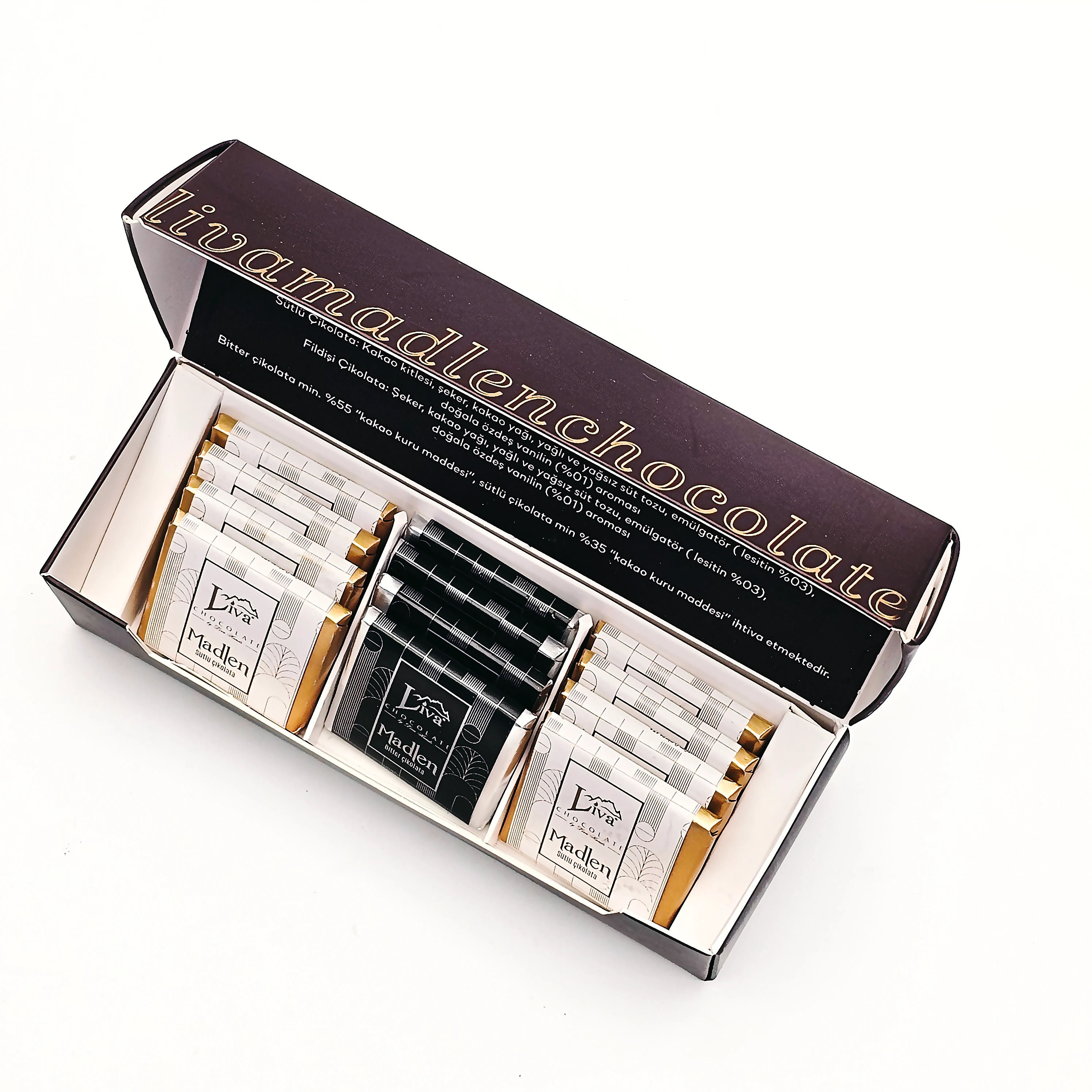 24 Kasım Öğretmenler Günü Hediyelik Çikolata 12'li Madlen