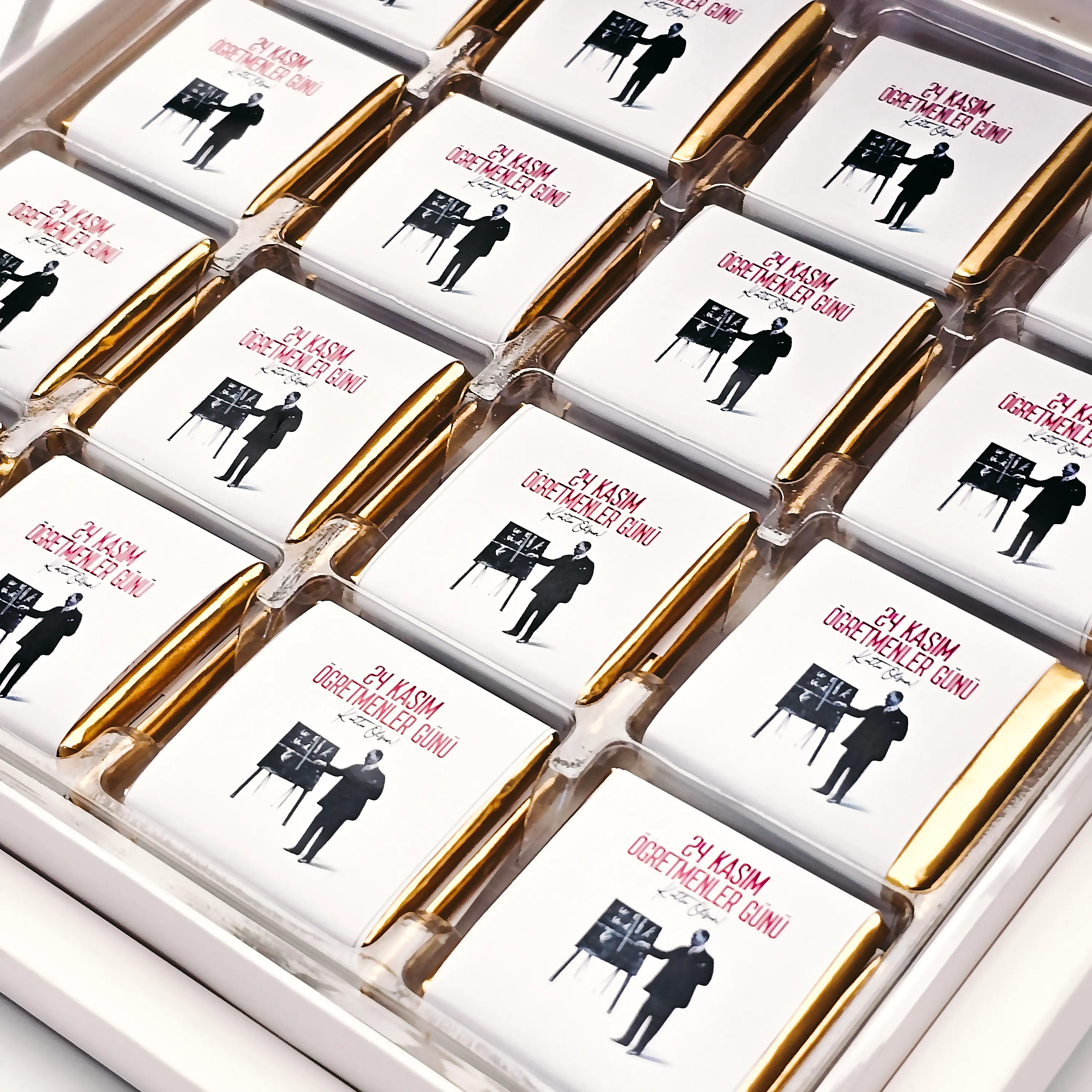 24 Kasım Öğretmenler Günü Hediyelik Çikolata 