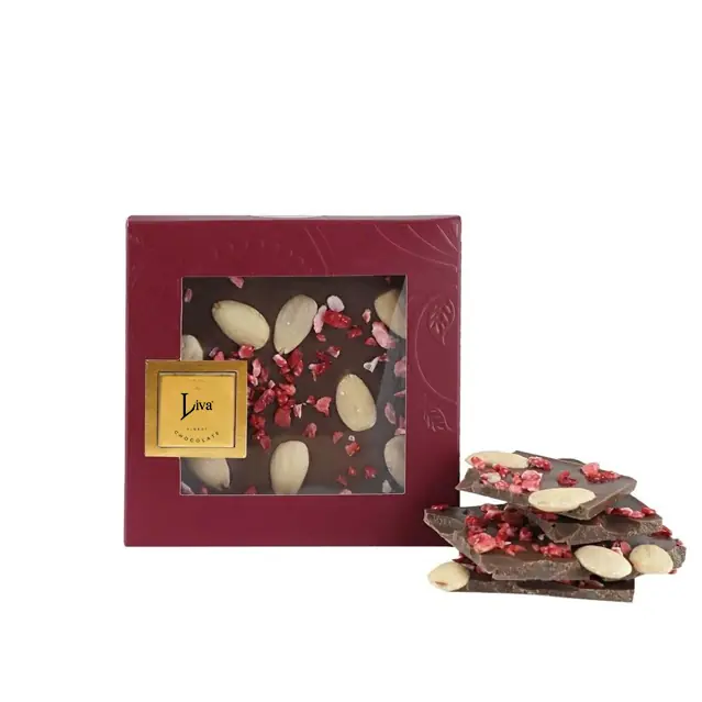 Çilek-Badem Çikolata Rüyası Sütlü Tablet Çikolata 80g
