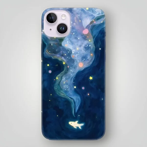 Beyaz Balina Desenli Kılıf