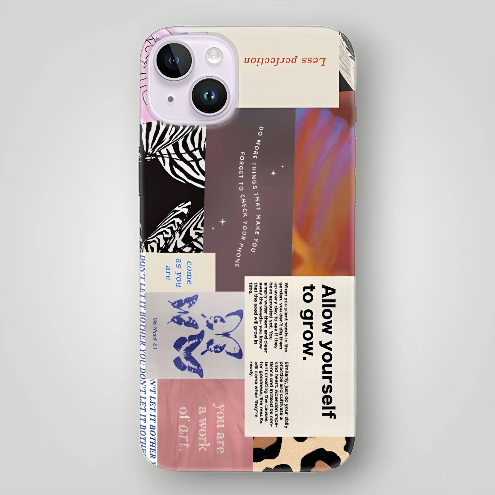 Allow Yourself Desenli Kılıf