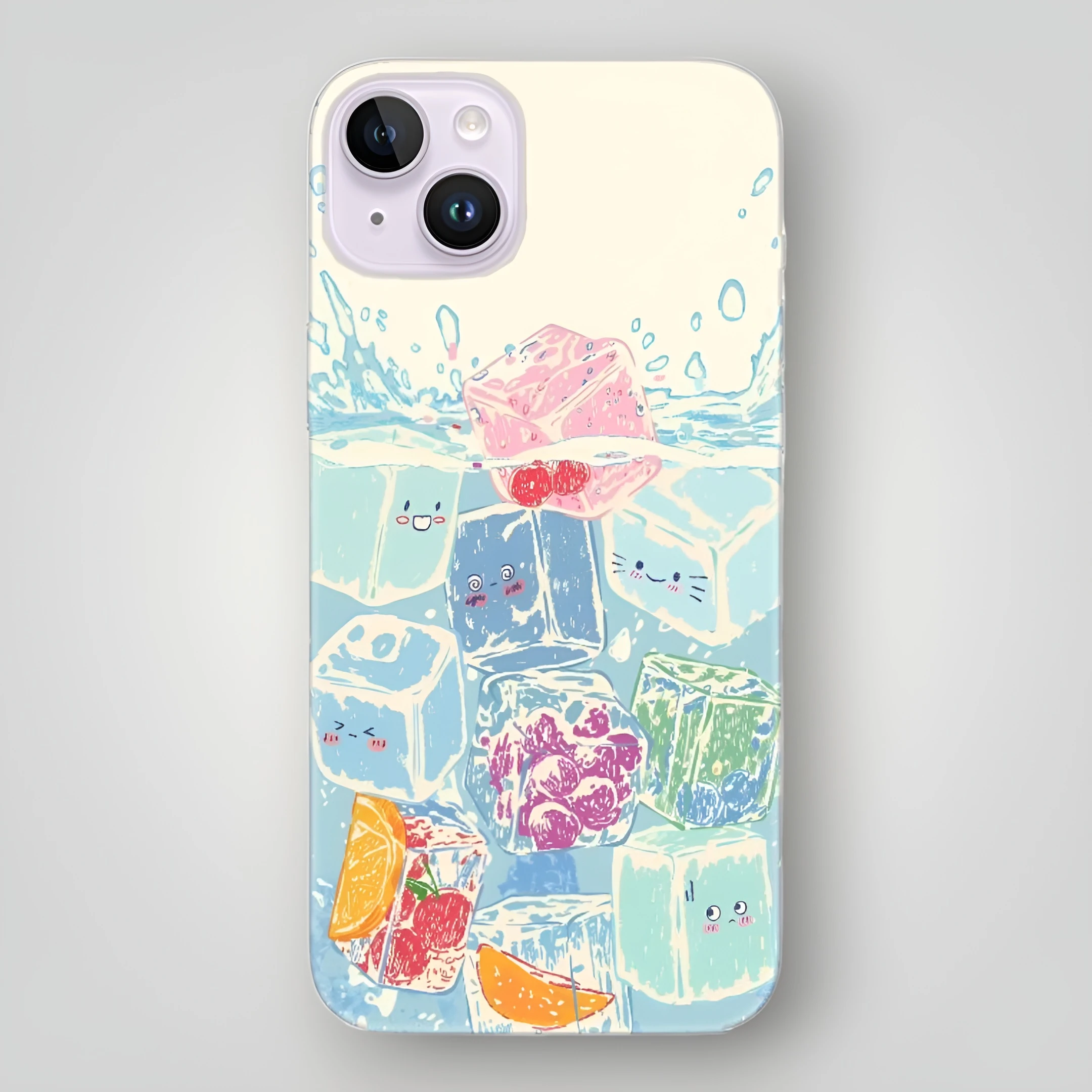 Sevimli Buzlar Desenli Kılıf 